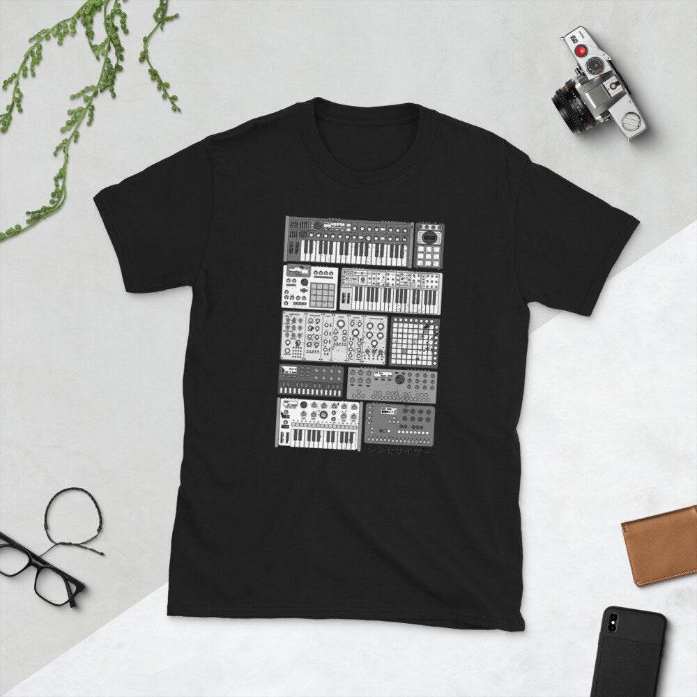 Synthesizers and Electronic Music Instruments T-Shirt for Musician