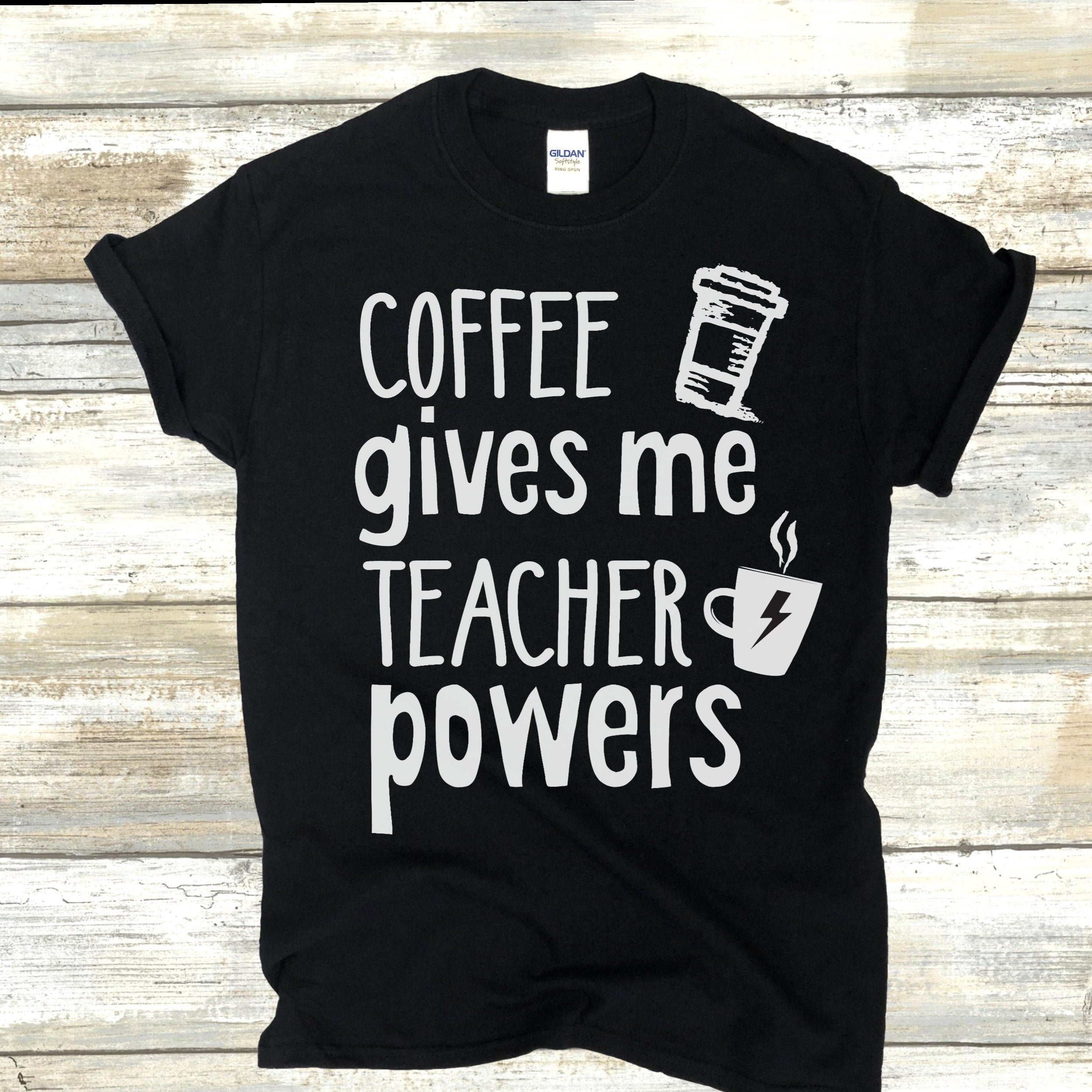 Coffee Teach Repeat, Teacher Shirt, Preschool Teacher, School Shirt, Teacher Gift, Teacher Appreciation Shirt, Custom Teacher Shirt, Custom