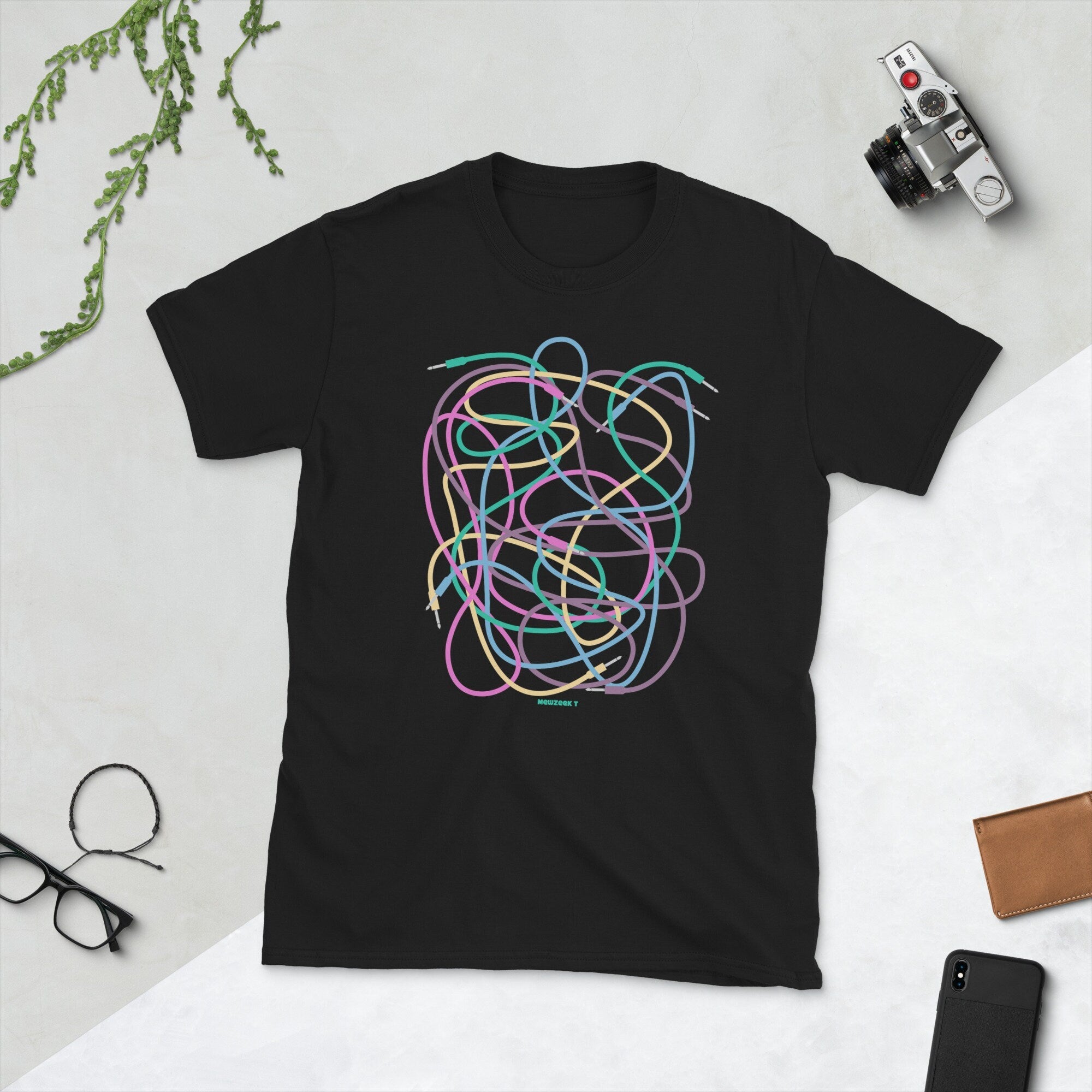Modular Synthesizer patch cables T-Shirt