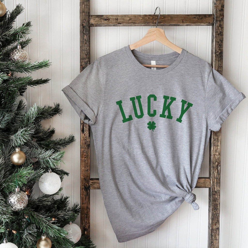Lucky Shirt, St Patricks Day Shirt, St Patty Day Shirt, Women Shirt for Shamrock, Irish Woman Shirt, Saint Paddy Shirt, Gift for Irish Woman