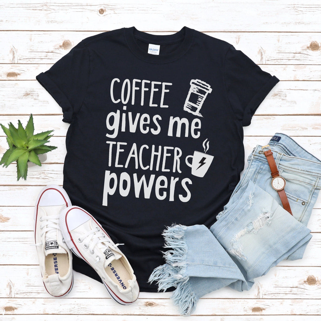 Coffee Teach Repeat, Teacher Shirt, Preschool Teacher, School Shirt, Teacher Gift, Teacher Appreciation Shirt, Custom Teacher Shirt, Custom