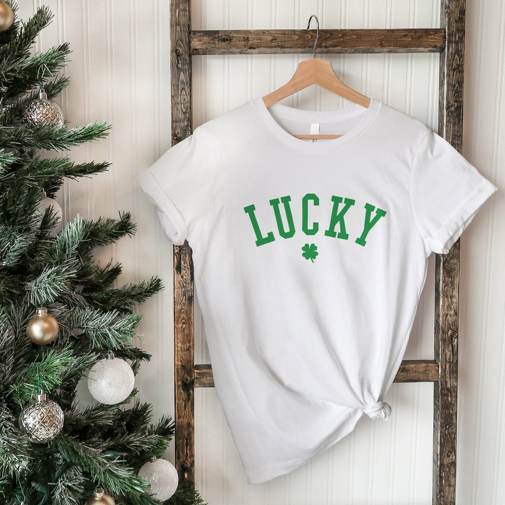 Lucky Shirt, St Patricks Day Shirt, St Patty Day Shirt, Women Shirt for Shamrock, Irish Woman Shirt, Saint Paddy Shirt, Gift for Irish Woman