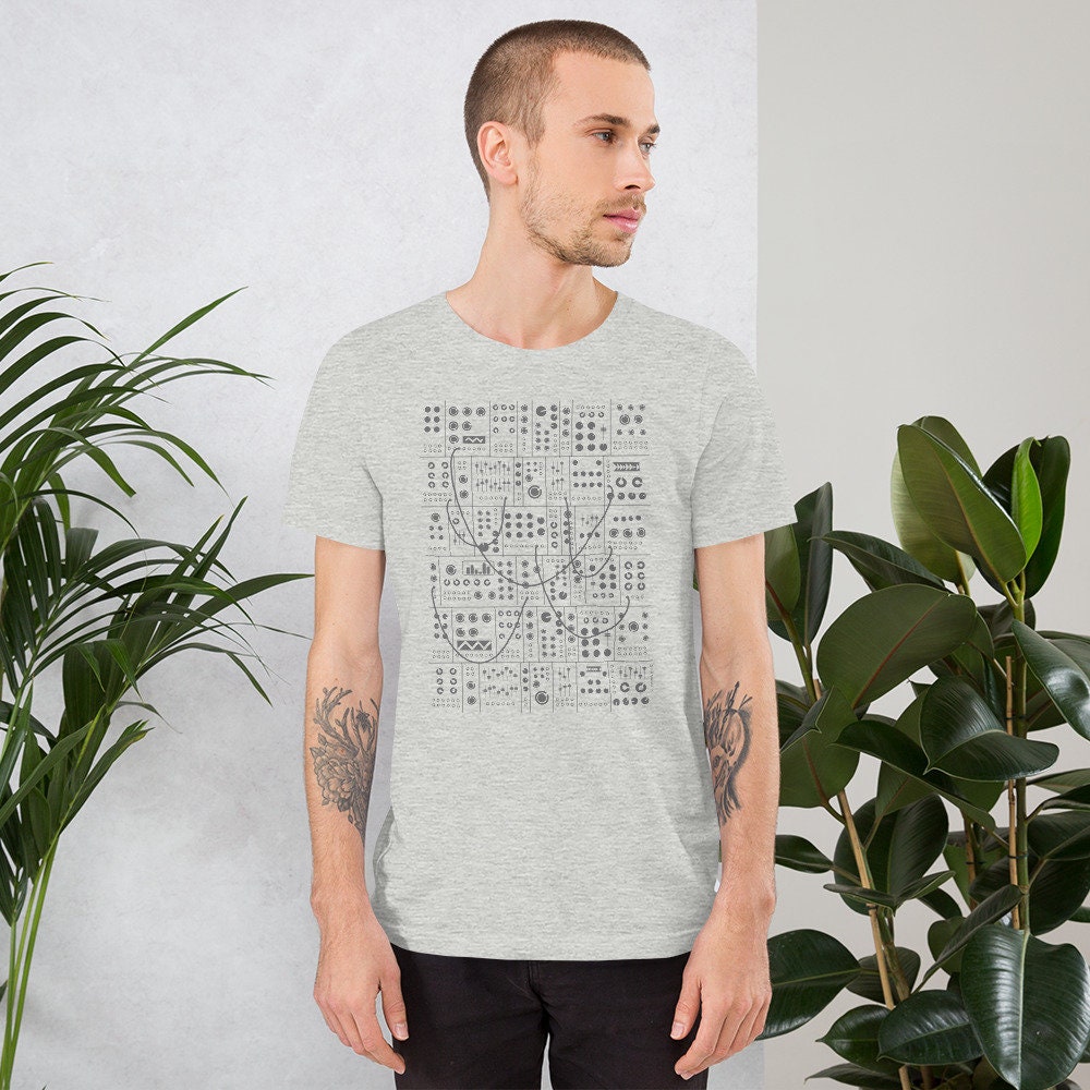 Modular synthesizer eurorack synth t-shirt