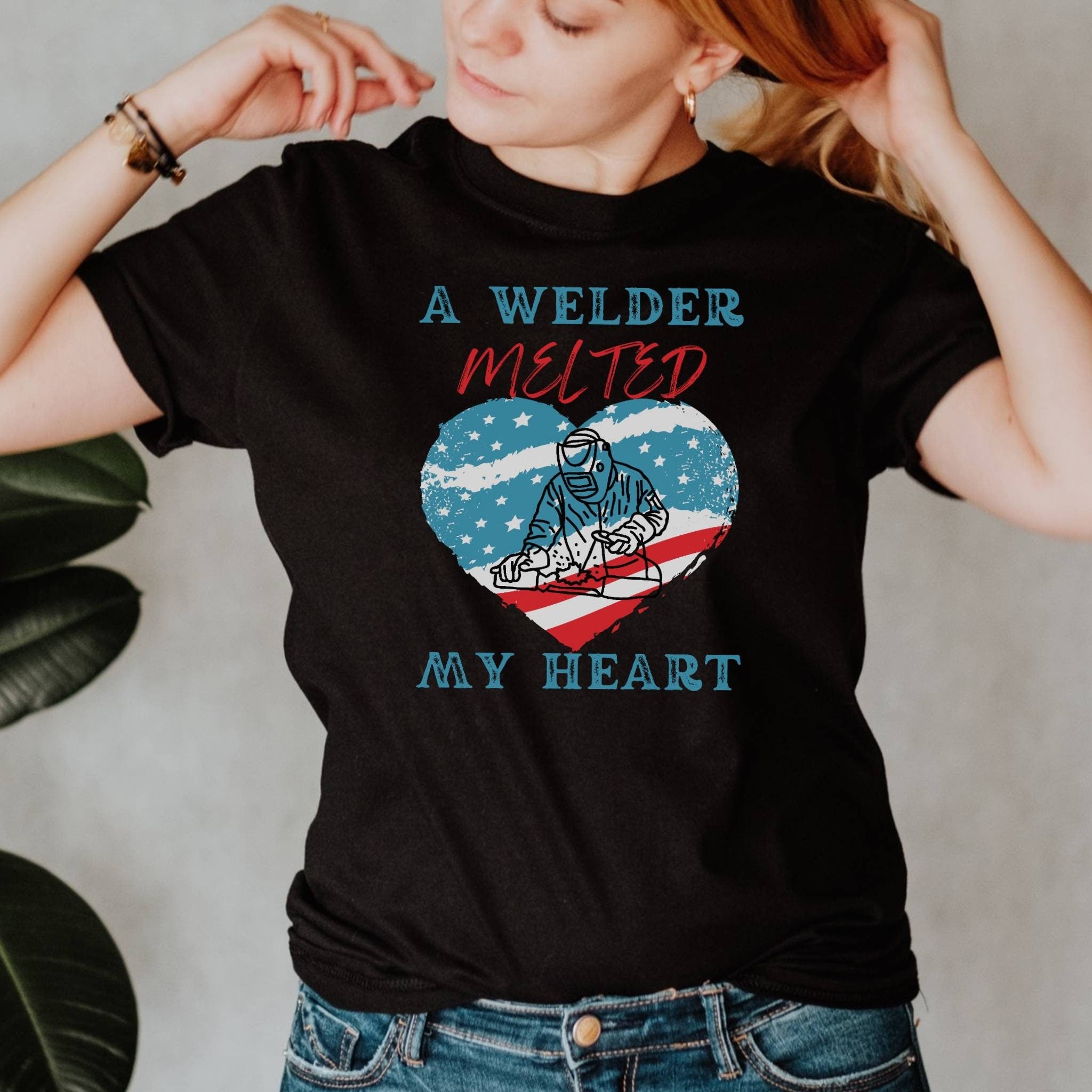 Welder's Wife Shirt, Welder Girlfriend, Welder Fiance Shirt,  Welder Shirt, Metal Worker Gift, Gift for Welder Wife, Metal Worker Girlfriend