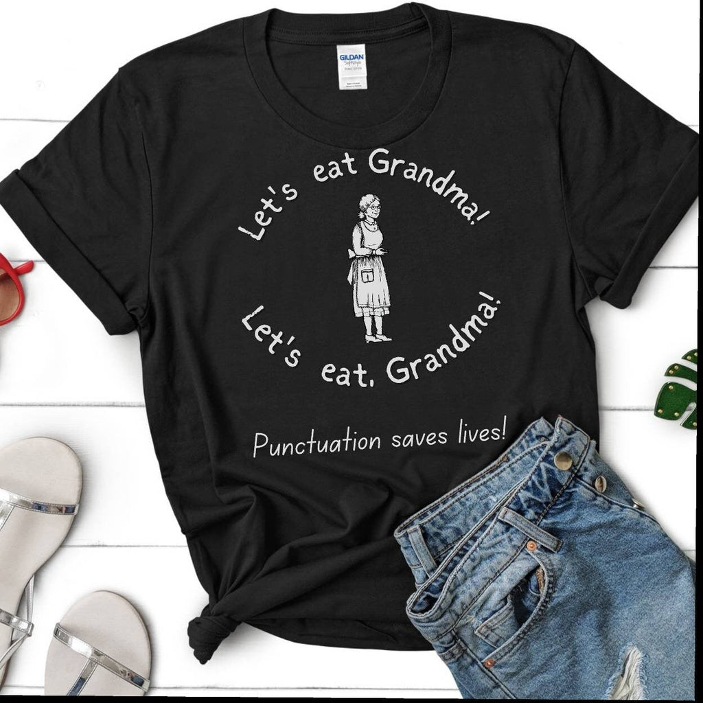 Let's Eat Grandma Shirt, Funny Grammar Shirt, Punctuation Shirt, English Teacher Shirt, Punctuation Saves Lives Shirt, Commas Save, Teacher