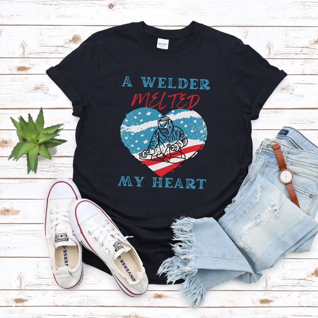 Welder's Wife Shirt, Welder Girlfriend, Welder Fiance Shirt,  Welder Shirt, Metal Worker Gift, Gift for Welder Wife, Metal Worker Girlfriend