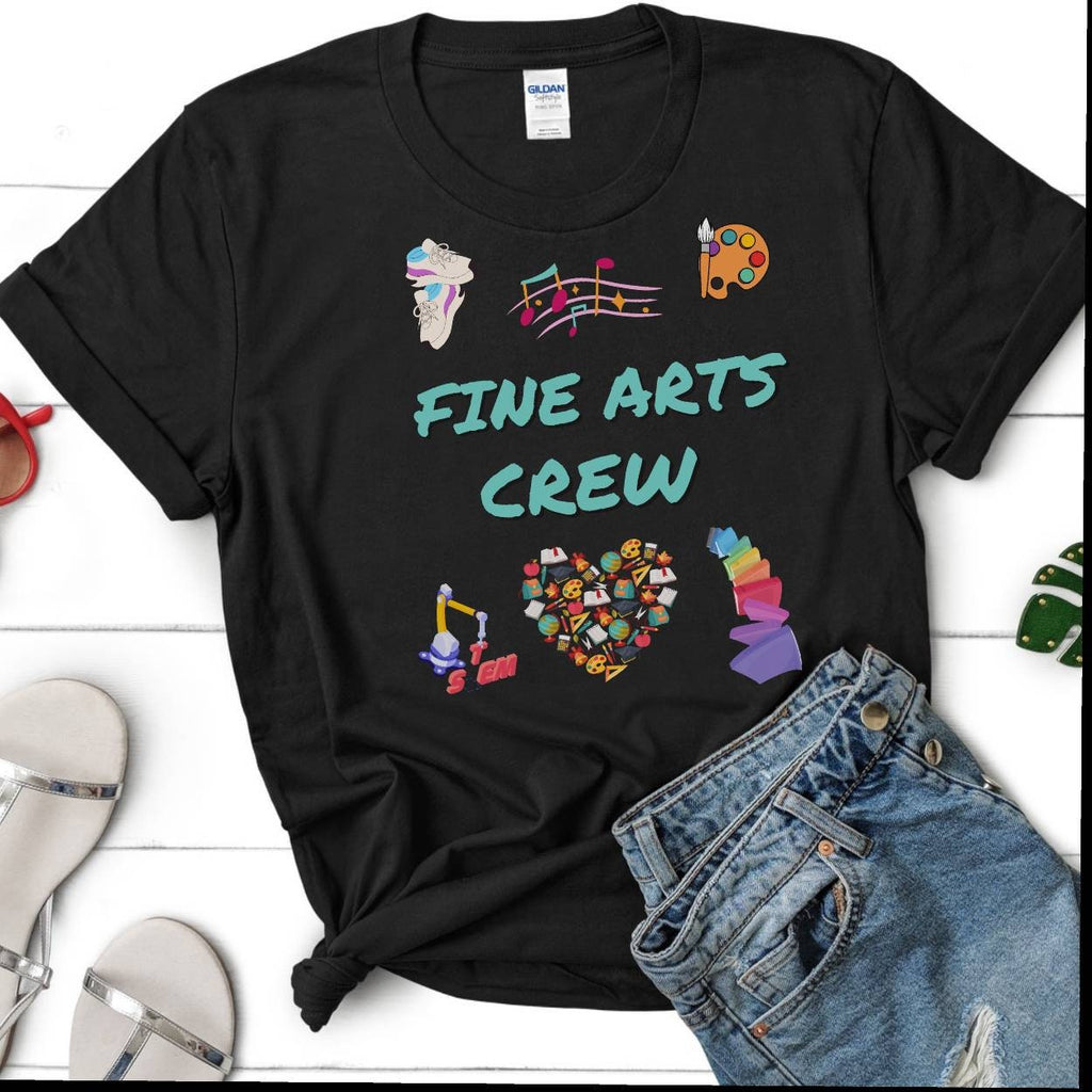 Fine Arts Shirt, Fine Arts Teacher Gift, Art Teacher Shirt, Music Teacher, Media Specialist Shirt, Teacher Appreciation, Team Teacher Shirt