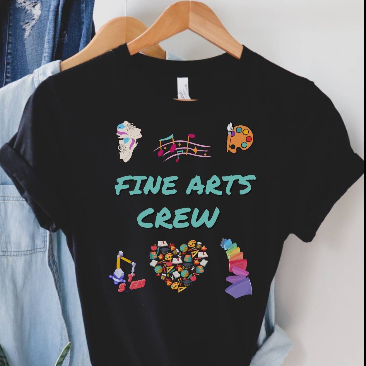 Fine Arts Shirt, Fine Arts Teacher Gift, Art Teacher Shirt, Music Teacher, Media Specialist Shirt, Teacher Appreciation, Team Teacher Shirt