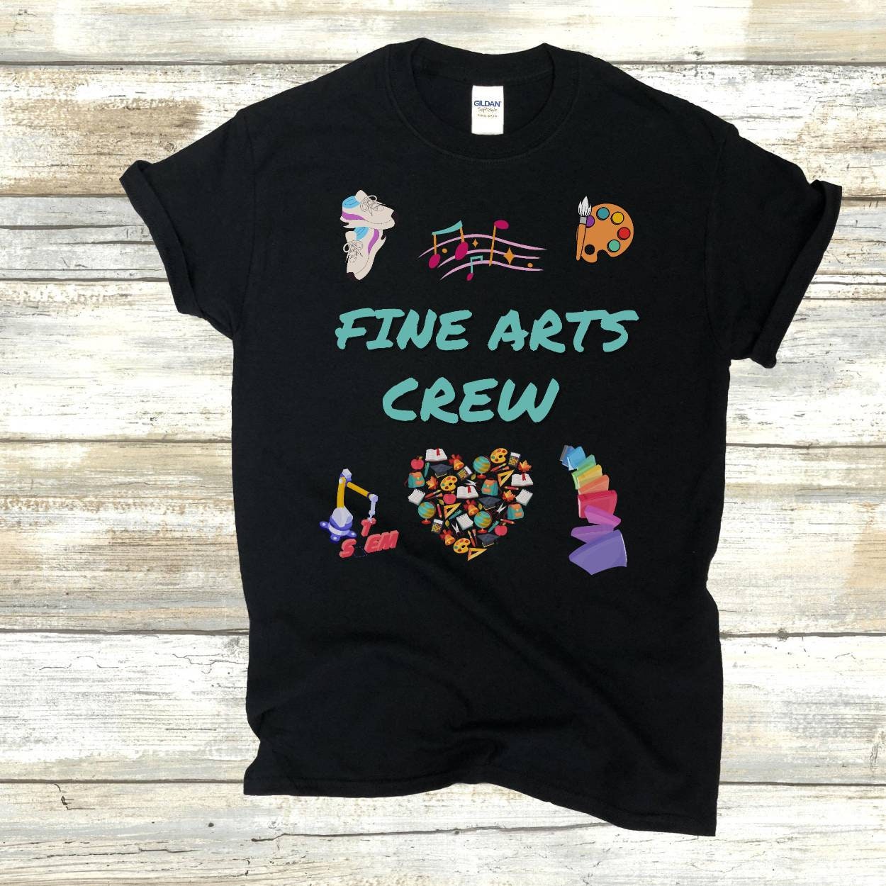Fine Arts Shirt, Fine Arts Teacher Gift, Art Teacher Shirt, Music Teacher, Media Specialist Shirt, Teacher Appreciation, Team Teacher Shirt