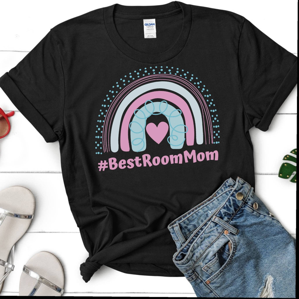 Room Mom Shirt, School Volunteer Shirt, Volunteer Appreciation, Eduation, Ruler and Rainbow Shirt, PTO Thank You Shirt, Gift for Parent, Tee