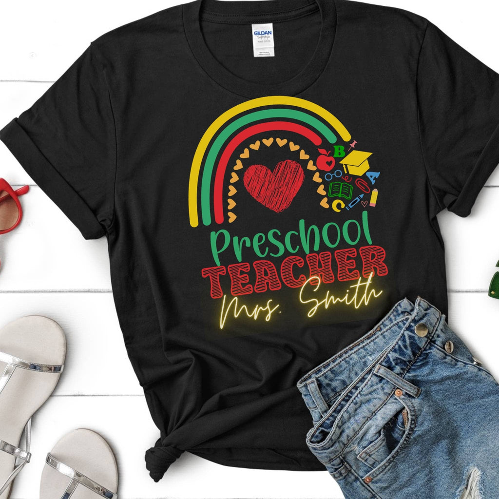 Preschool Teacher Shirt, Preschool Shirt, Hello Preschool Shirt, Pre-K Shirt, Preschool Squad Preschool Crew, Cute Preschool Teacher TShirt