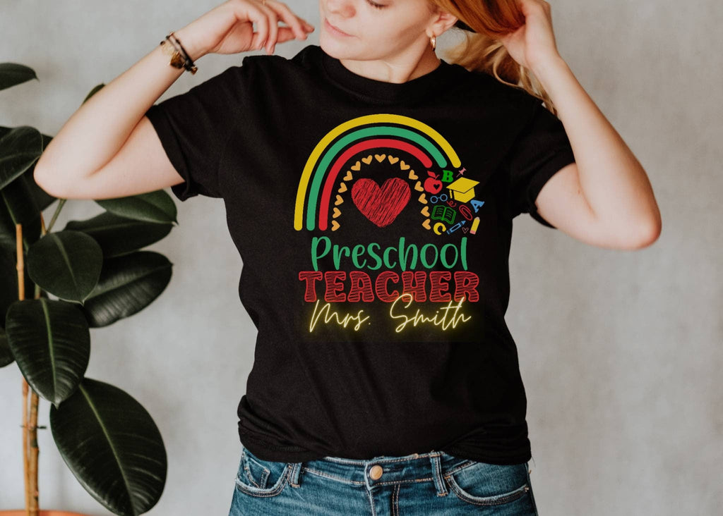 Preschool Teacher Shirt, Preschool Shirt, Hello Preschool Shirt, Pre-K Shirt, Preschool Squad Preschool Crew, Cute Preschool Teacher TShirt