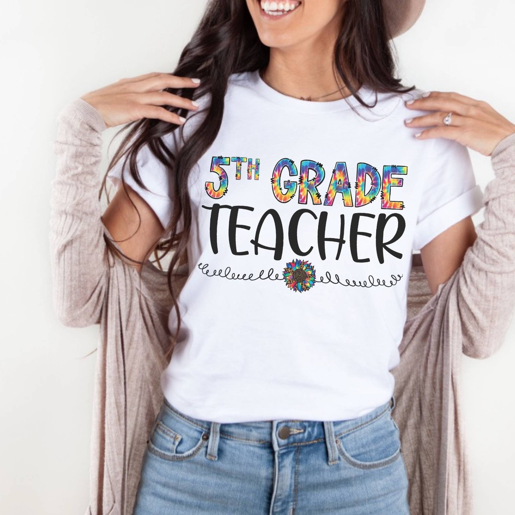 5th Grade Teacher Gift, Fifth Grade Shirt, Retro Teacher Shirt, Teacher Gift, Back to school Shirts, Fifth Grade Team Shirts, Teacher Team