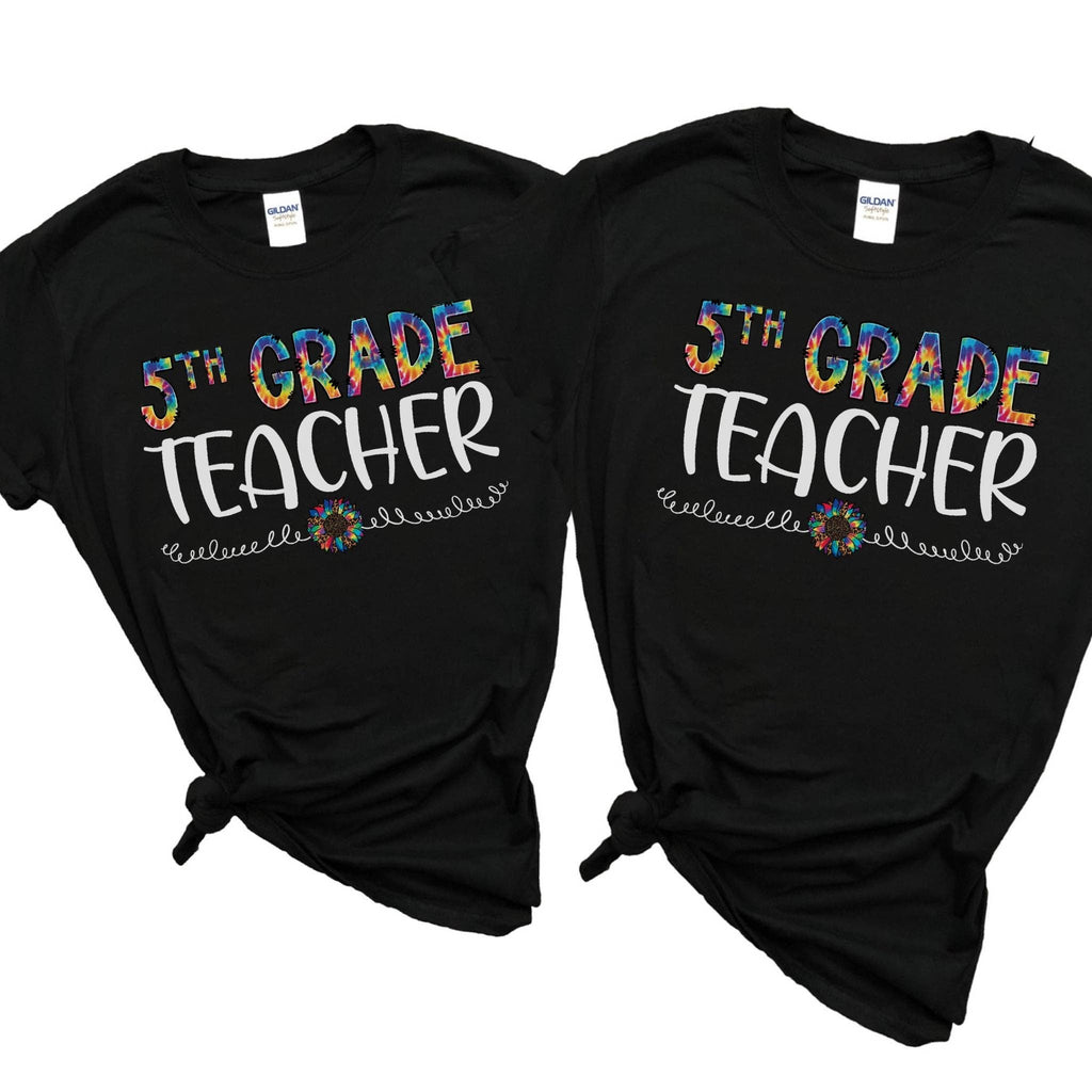Fifth Grade Teacher Shirt, Comfort Colors Fifth Grade Crew Tee, Team Fifth Grade Shirt, Teacher Matching T-Shirts, Retro Fifth Grade Teacher