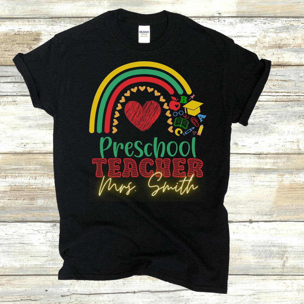 Preschool Teacher Shirt, Preschool Shirt, Hello Preschool Shirt, Pre-K Shirt, Preschool Squad Preschool Crew, Cute Preschool Teacher TShirt