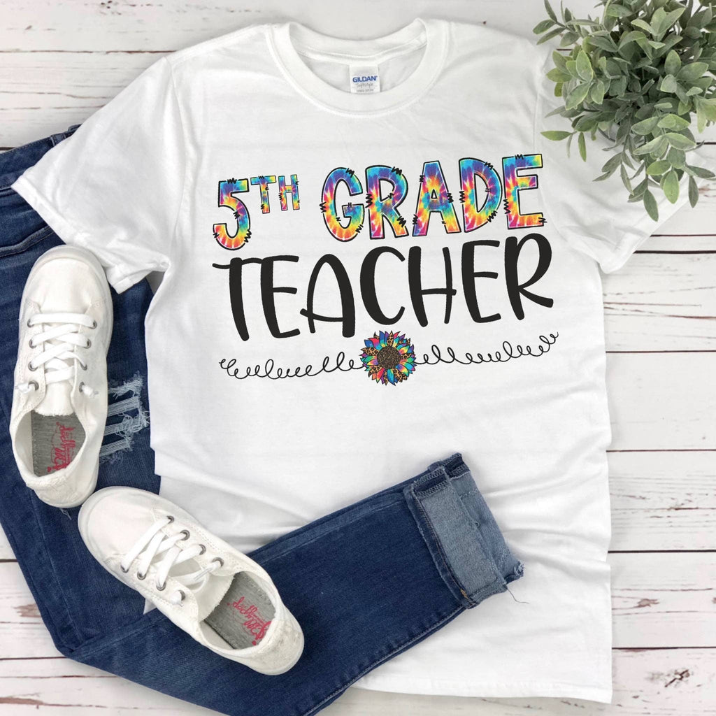 5th Grade Teacher Gift, Fifth Grade Shirt, Retro Teacher Shirt, Teacher Gift, Back to school Shirts, Fifth Grade Team Shirts, Teacher Team
