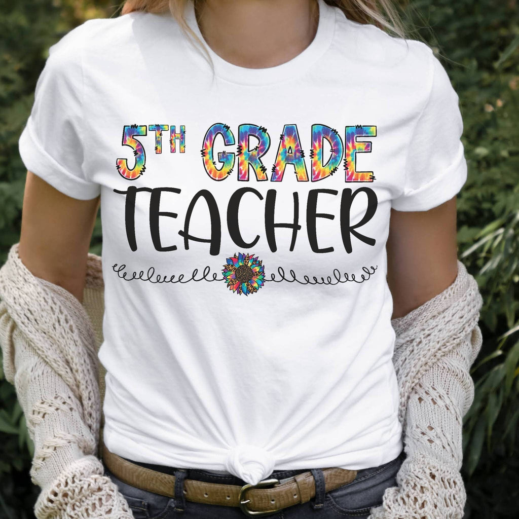 5th Grade Teacher Gift, Fifth Grade Shirt, Retro Teacher Shirt, Teacher Gift, Back to school Shirts, Fifth Grade Team Shirts, Teacher Team
