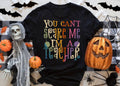 Halloween Shirts | Spooky Teacher Shirt | Teacher Shirts | Teacher Halloween Shirts | Retro Halloween Teacher | Kindergarten Teacher Tee |