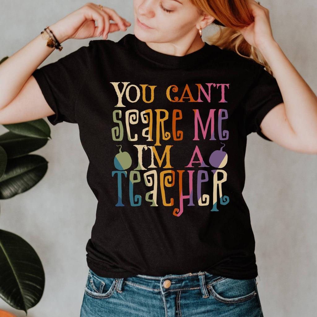 Halloween Shirts | Spooky Teacher Shirt | Teacher Shirts | Teacher Halloween Shirts | Retro Halloween Teacher | Kindergarten Teacher Tee |
