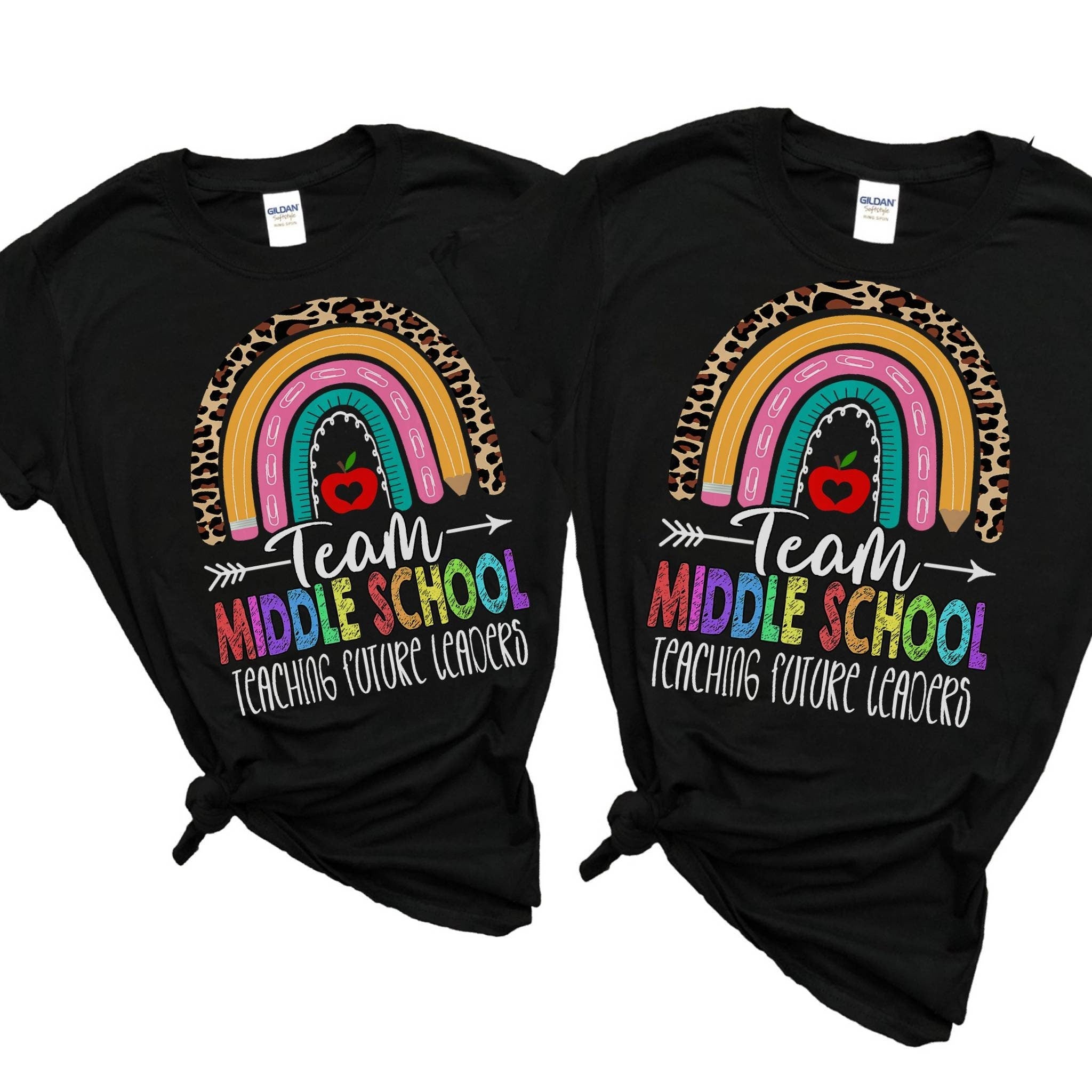 Teacher TShirt, Teacher Shirt, Retro Teacher Shirt, Middle School Teacher Shirt, Rainbow Teacher T-Shirt, Sixth Grade, Seventh Grade Teacher