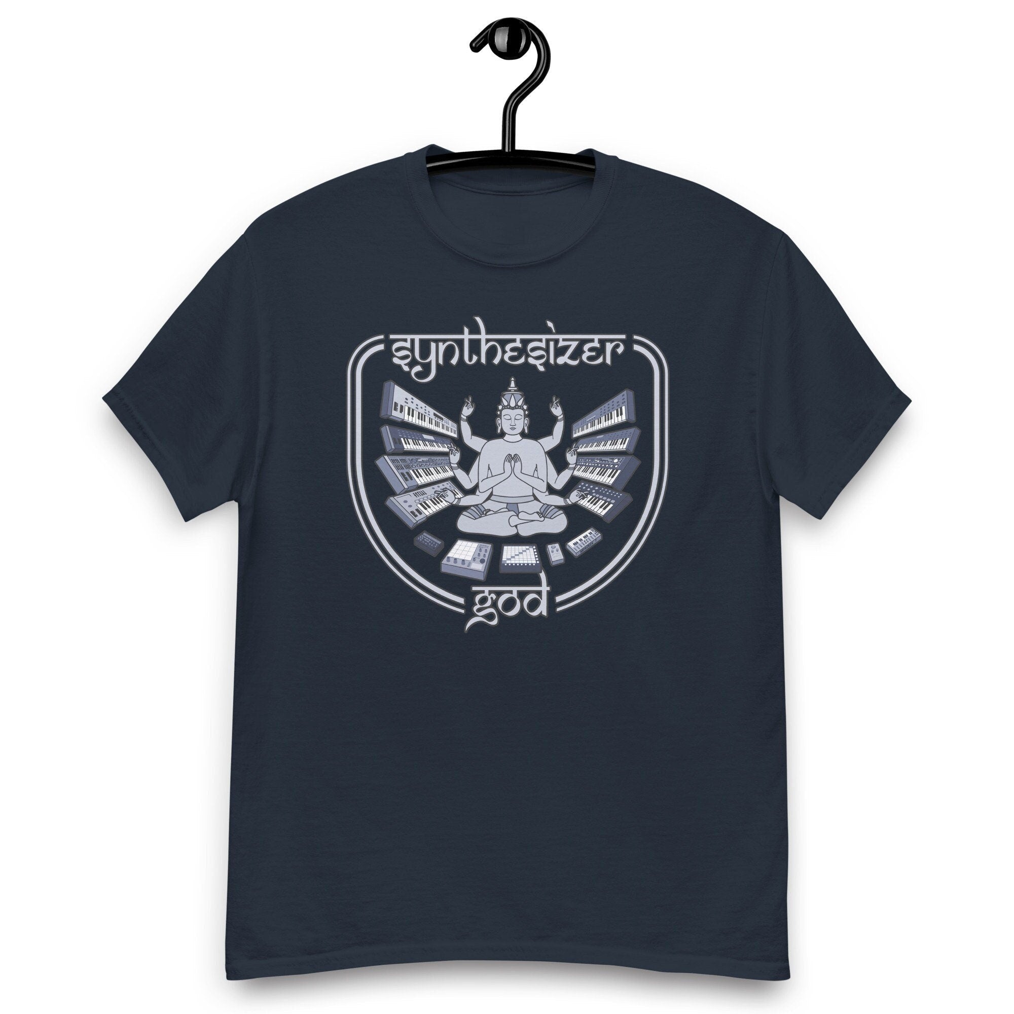 Fun Synthesizer player and Electronic musician T-shirt for music producer