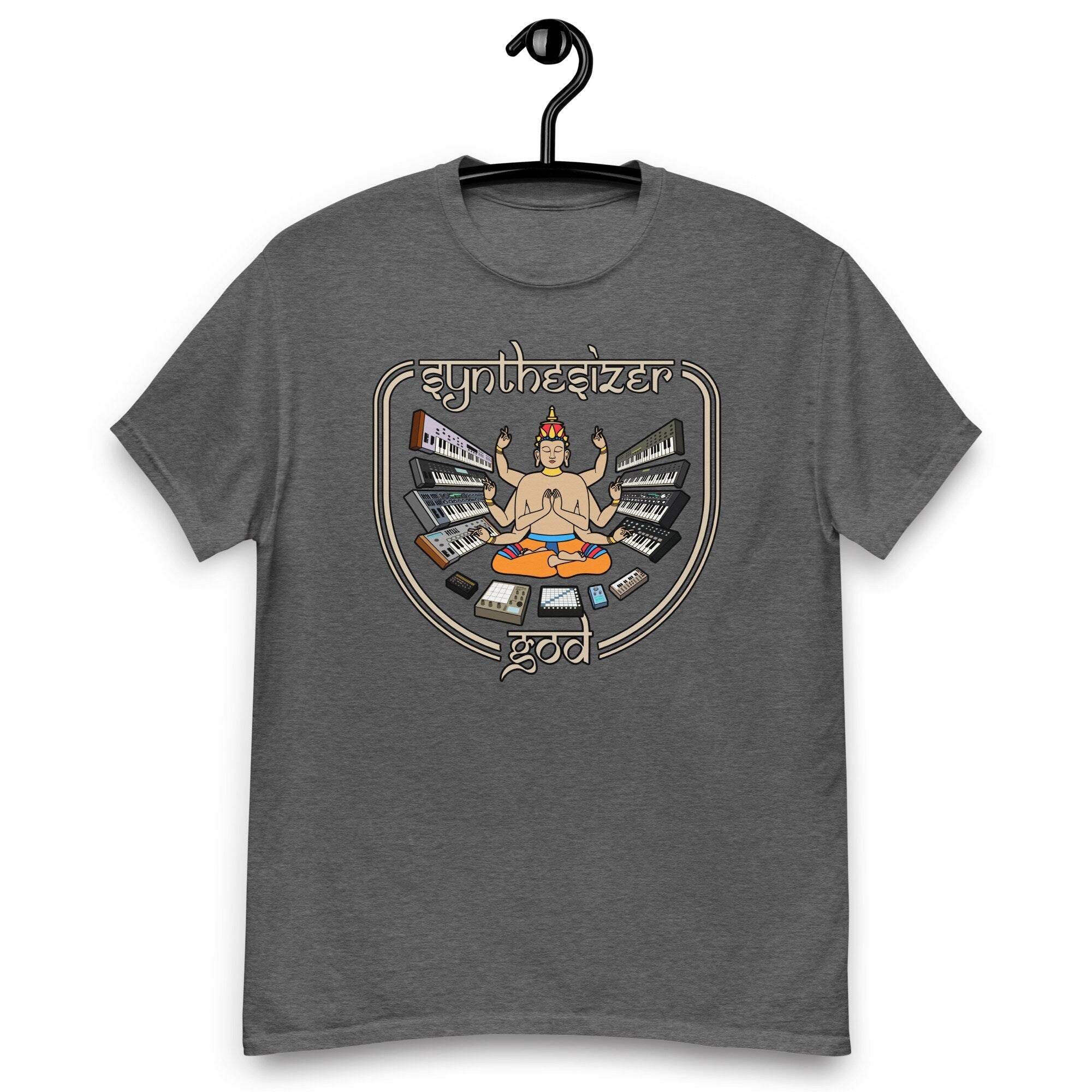 Synthesizer player and Electronic musician T-shirt for music producer