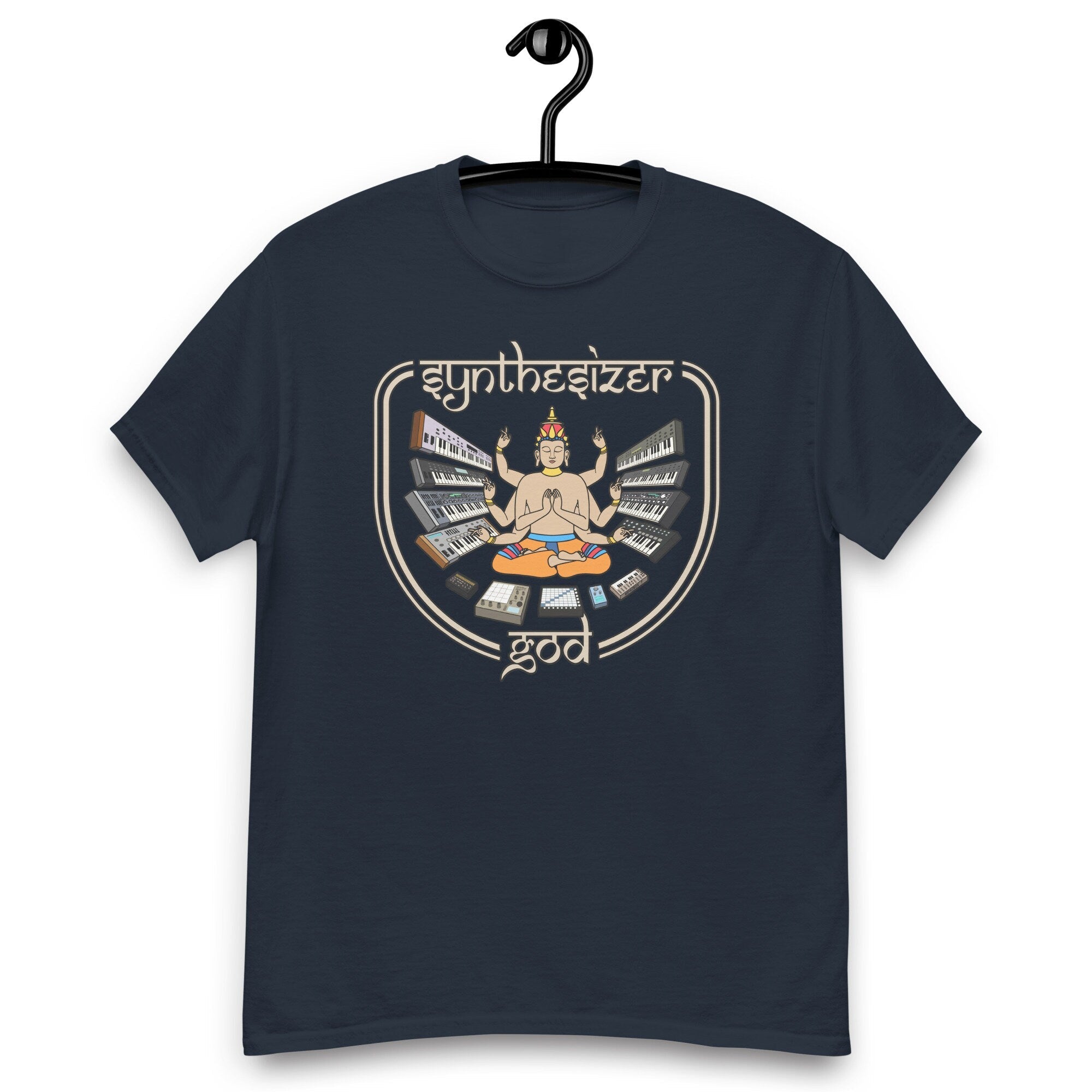 Synthesizer player and Electronic musician T-shirt for music producer