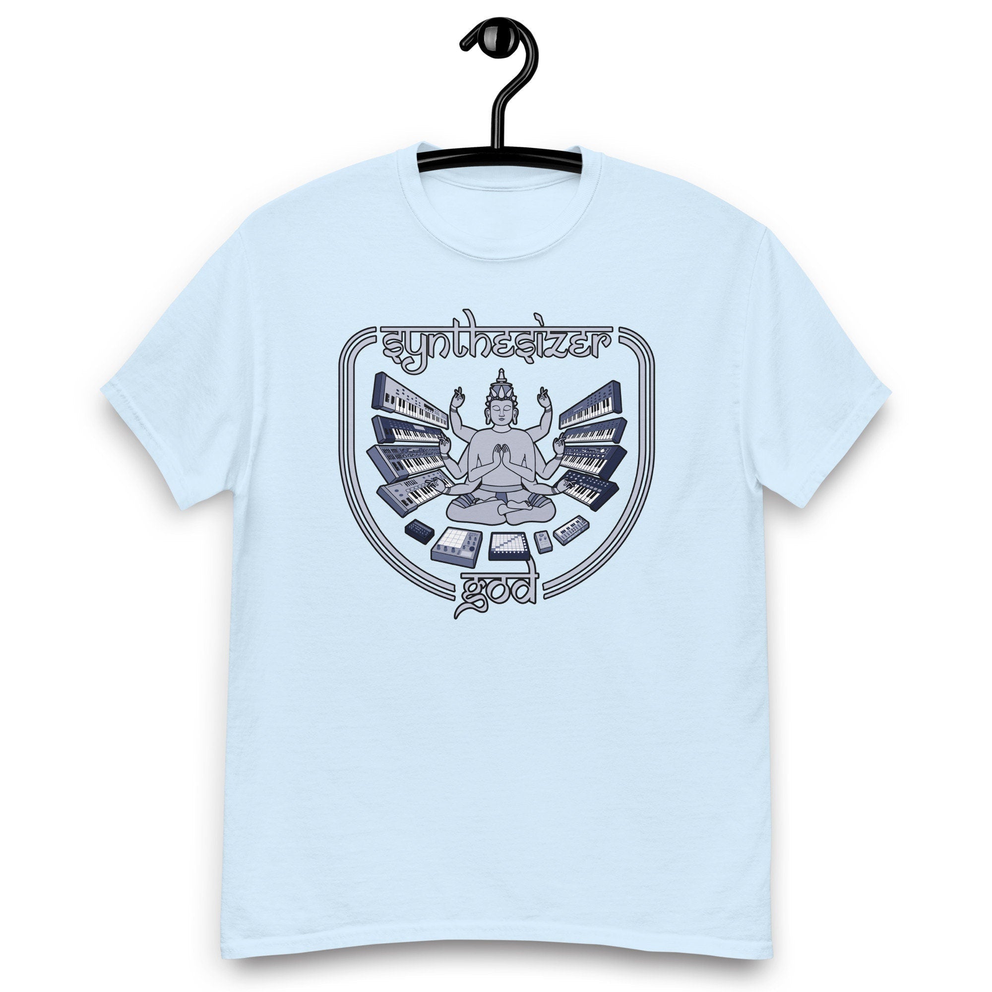 Fun Synthesizer player and Electronic musician T-shirt for music producer