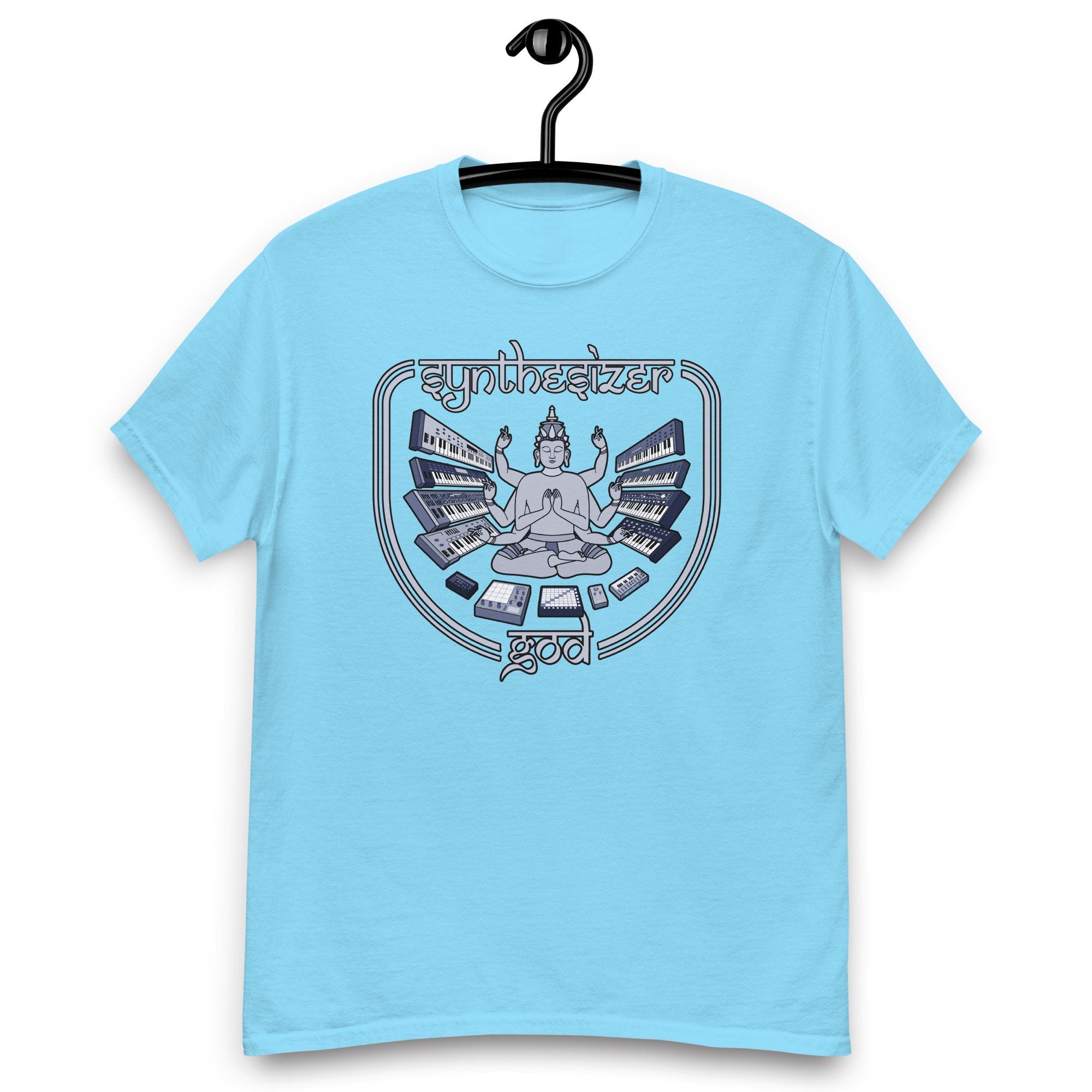 Fun Synthesizer player and Electronic musician T-shirt for music producer
