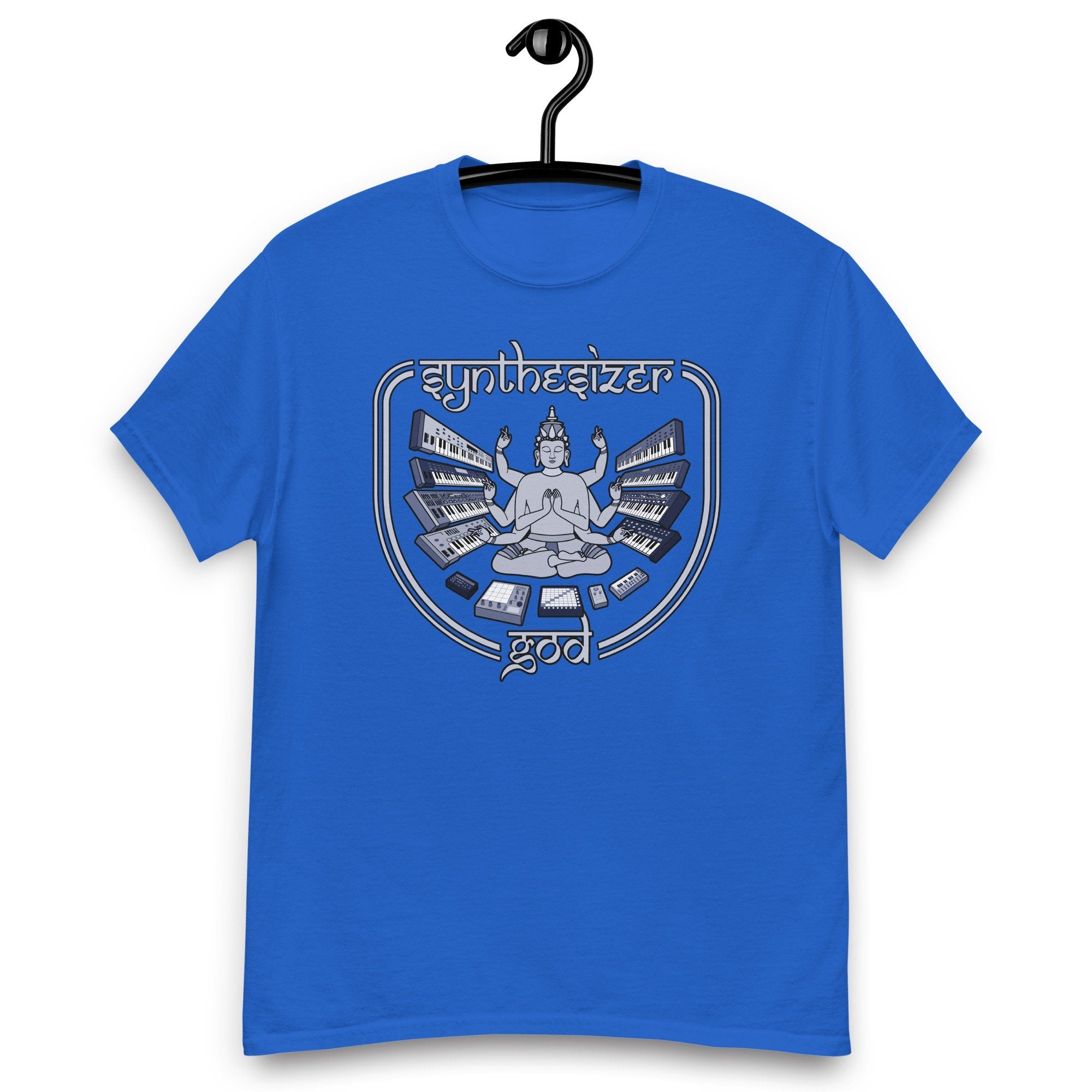 Fun Synthesizer player and Electronic musician T-shirt for music producer