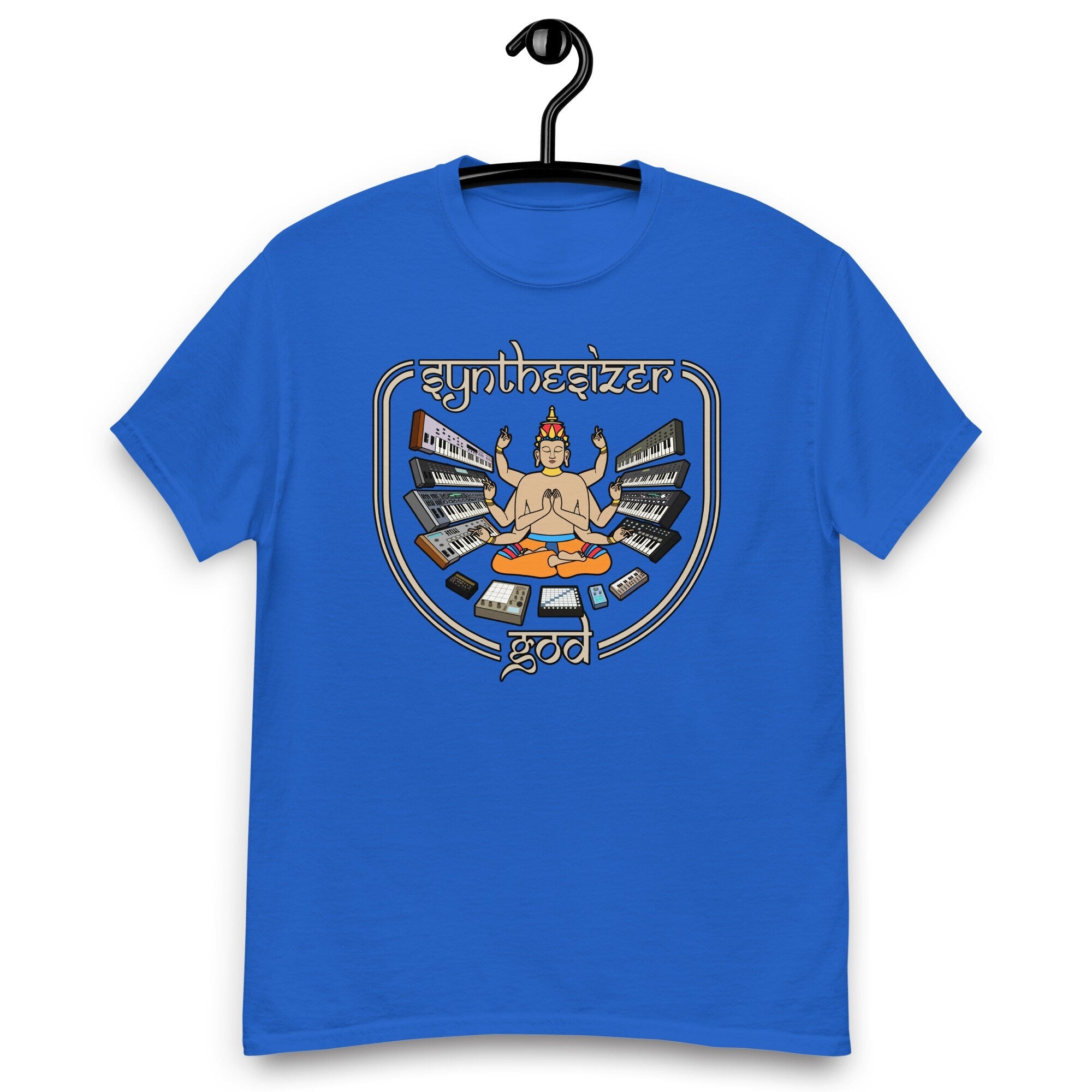 Synthesizer player and Electronic musician T-shirt for music producer