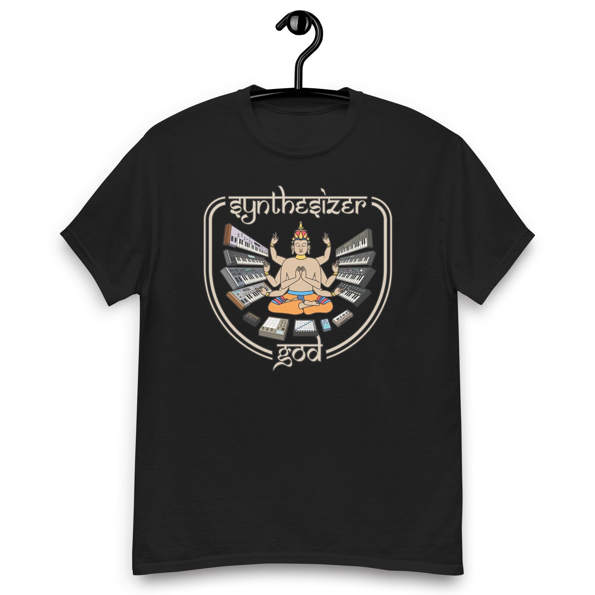 Synthesizer player and Electronic musician T-shirt for music producer