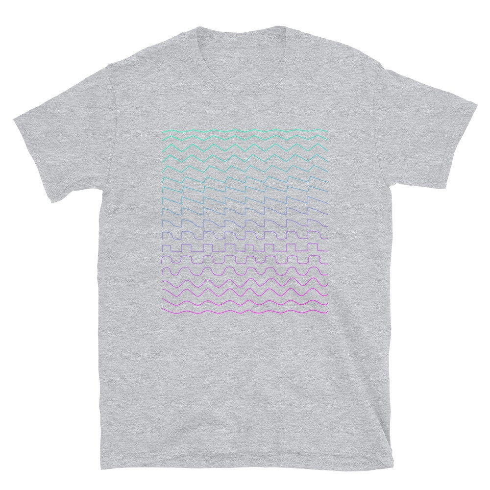 Synthesizer Waveform T-Shirt for Synth lover