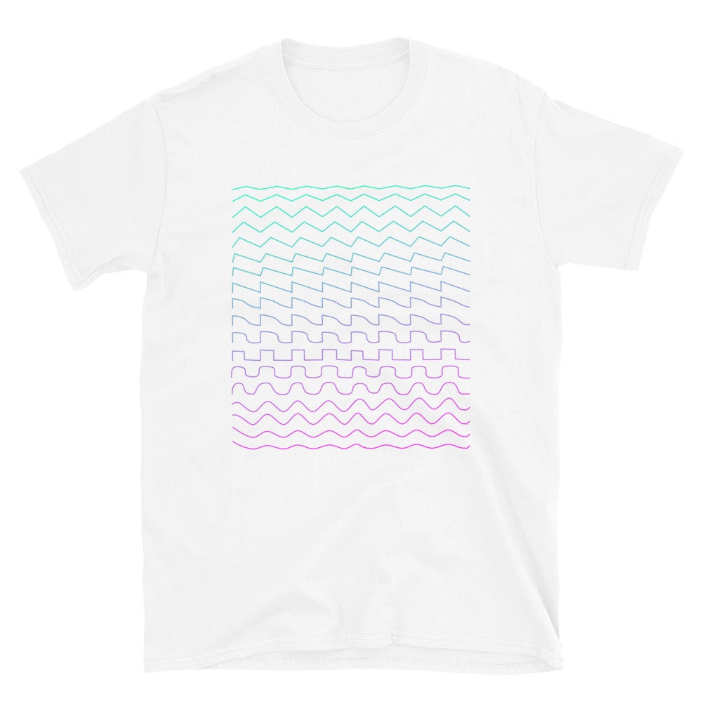 Synthesizer Waveform T-Shirt for Synth lover