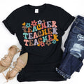 Custom Teacher Shirt, Teacher Team Shirts, Personalized School tshirt, Teacher Gift, Groovy Retro Teacher Shirt, Elementary Teacher TShirt