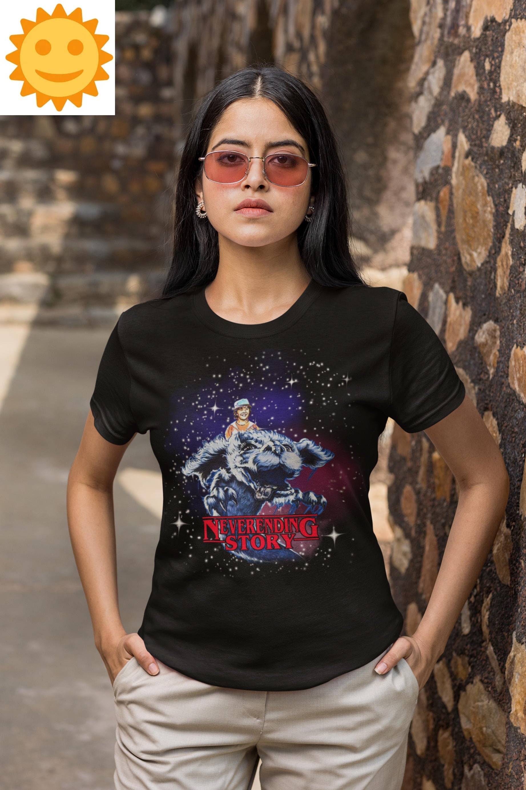 Neverending Story Galaxy Vintage T-Shirt, Neverending Story Shirt, 80s Movie Shirt, Adventure Shirt, Mystery Movie Shirt, Falkor Shirt