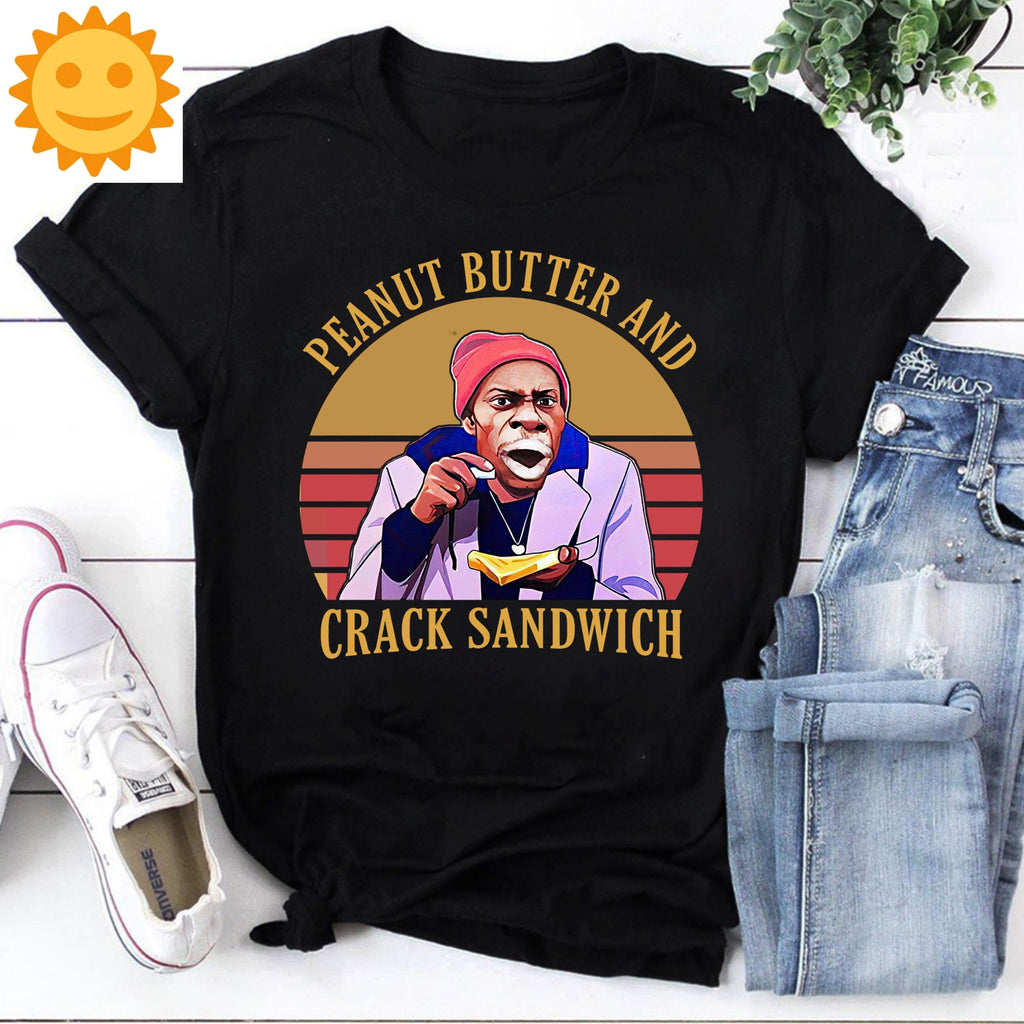 Peanut Butter And Crack Sandwich Vintage T-Shirt, Dave Chappelle Shirt, Comedy Movie Shirt, Comedian Shirt, Chappelle Lovers Shirt