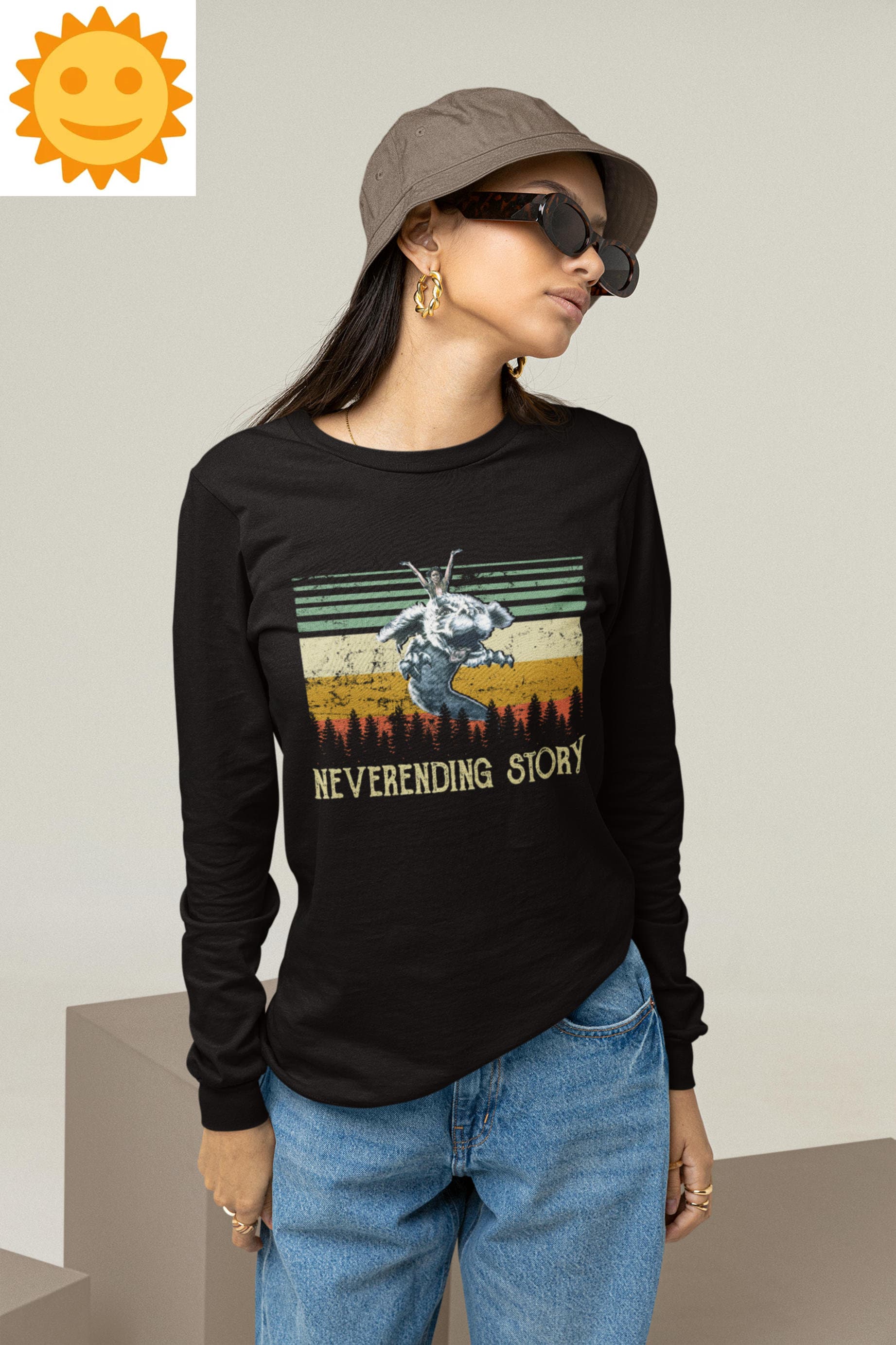 Neverending Story Retro Vintage T-Shirt, Neverending Story Shirt, 80s Movie Shirt, Adventure Movie Shirt, Mystery Movie Shirt, Falkor Shirt