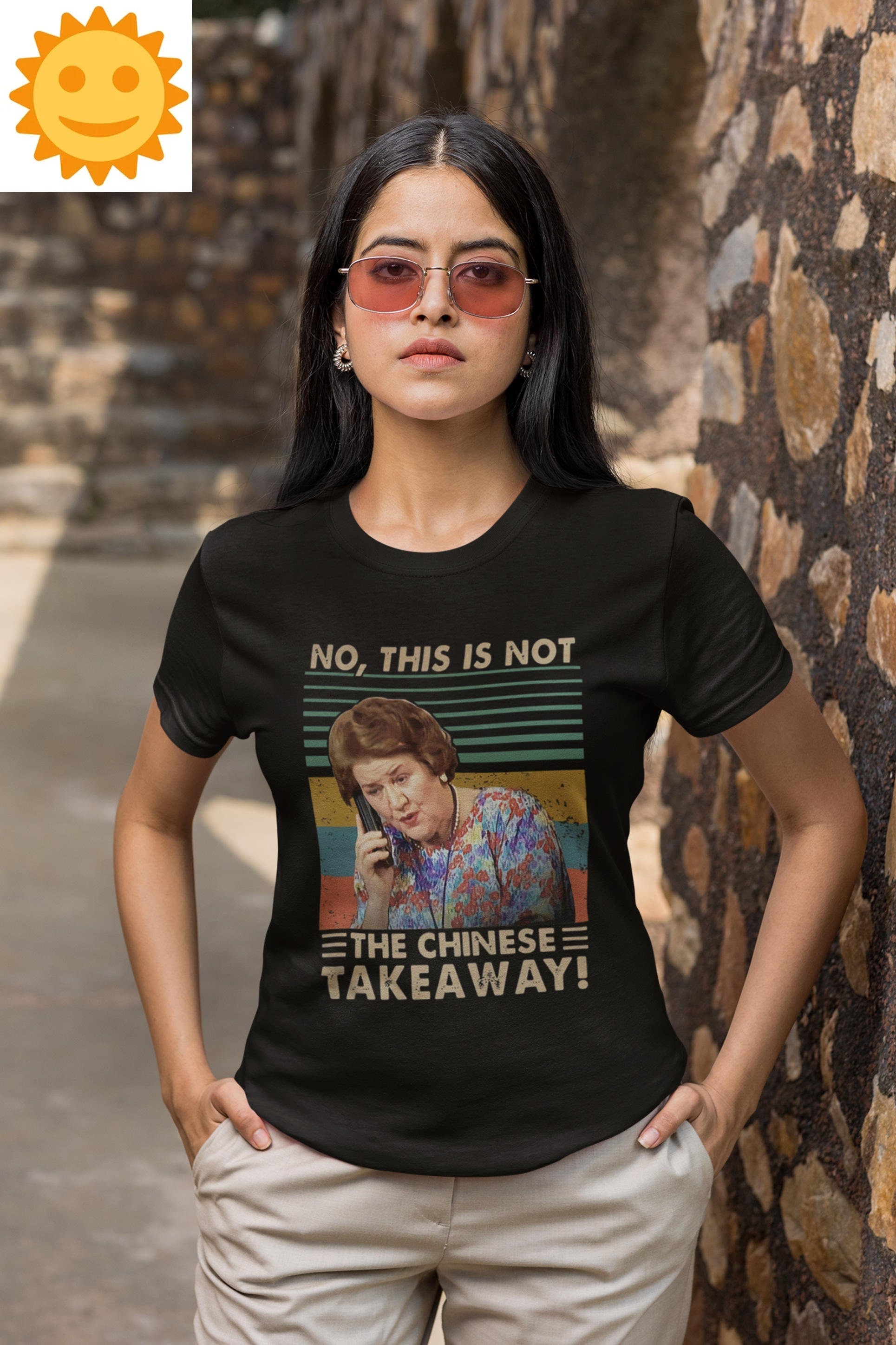 Hyacinth Bucket No This Is Not The Chinese Takeaway Vintage T-Shirt, Keeping Up Appearances Shirt, Hyacinth Bucket Shirt, TV Series Shirt