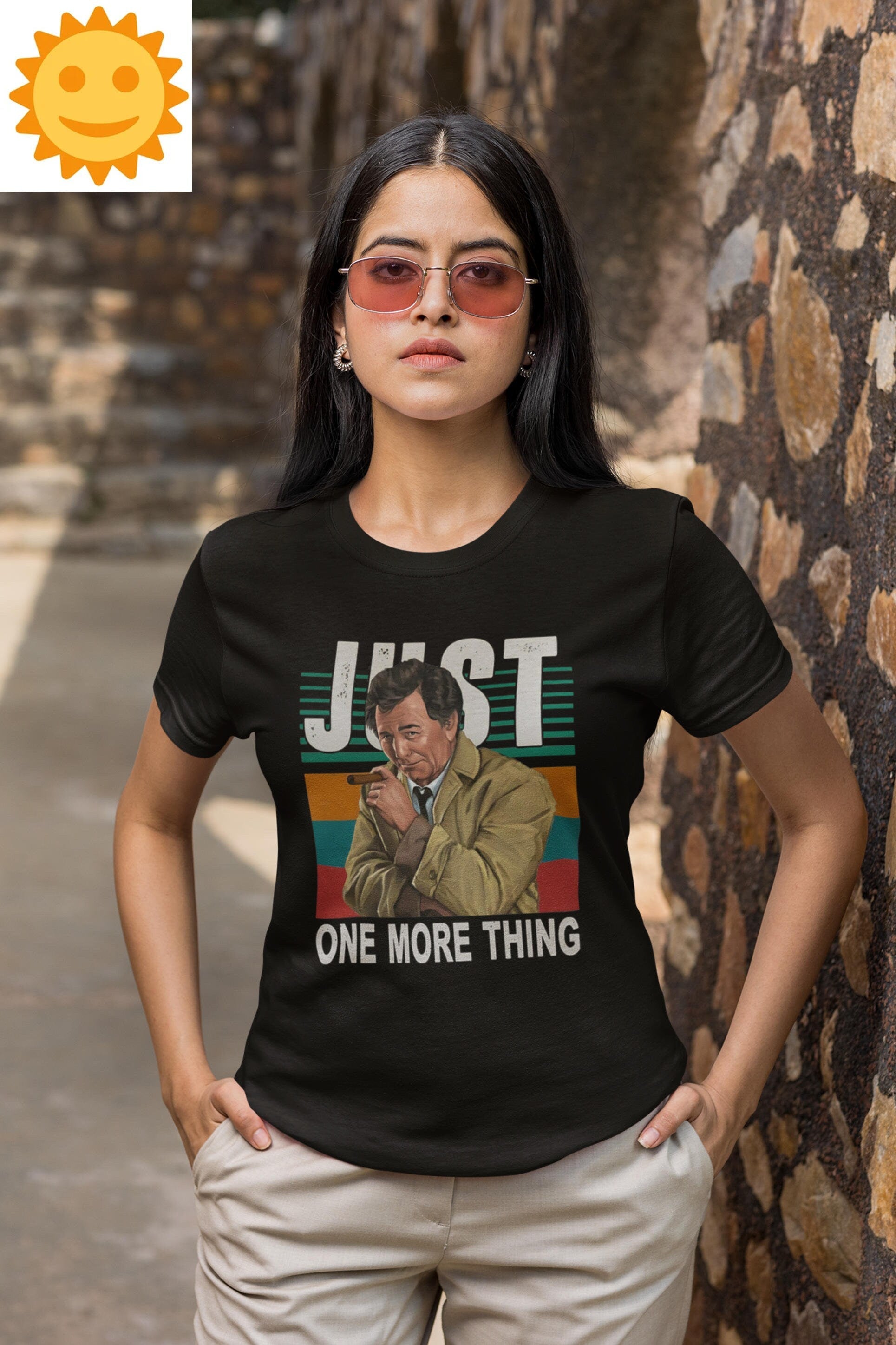 Columbo Just One More Thing Vintage T-Shirt, TV Series Shirt, Comedy Movie Shirt, Detective Shirt, Columbo Shirt, Crime Movie Shirt
