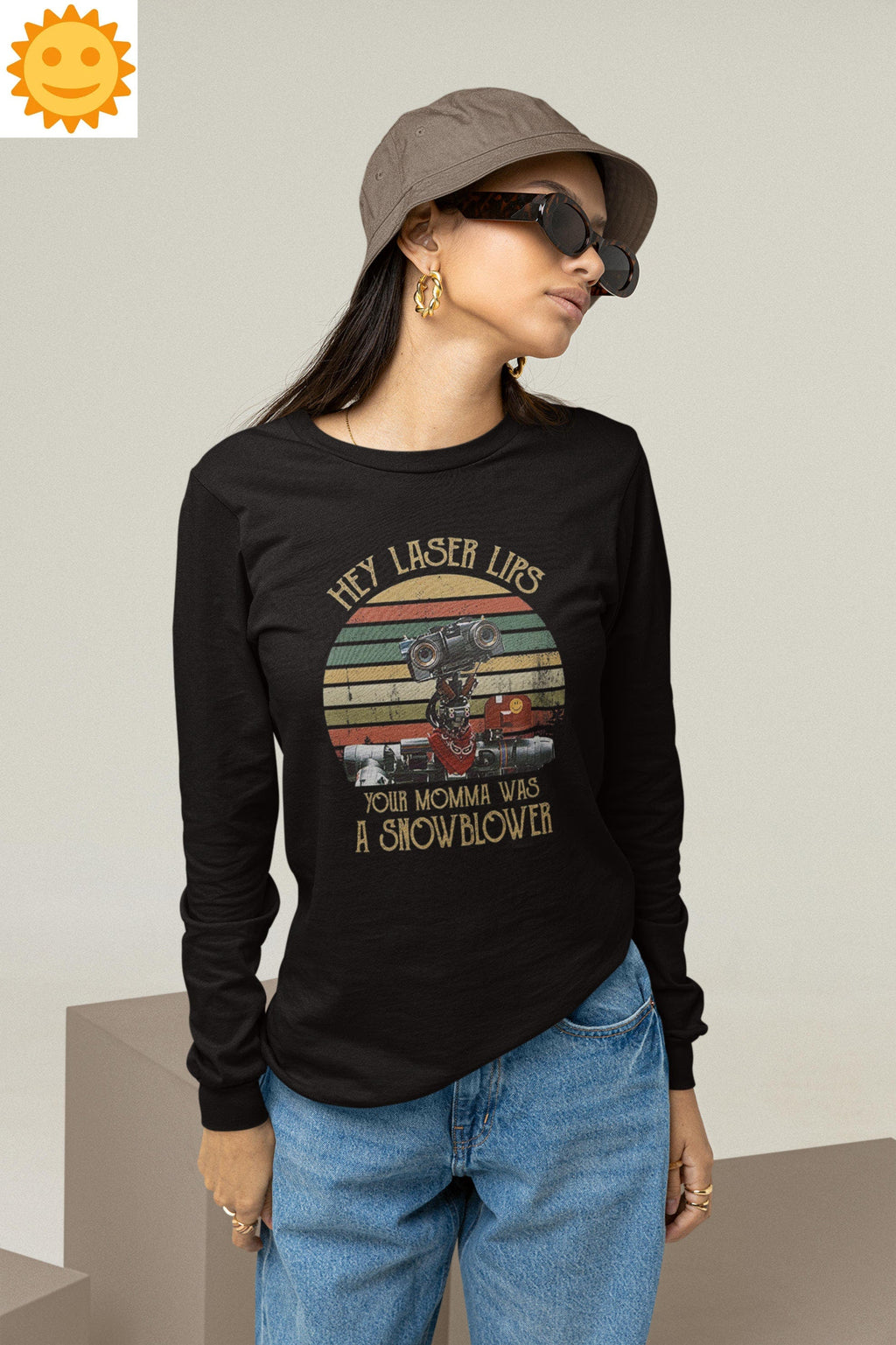 Hey Laser Lips Your Momma was A Snowblower Vintage T-Shirt, Short Circuit Shirt, Number 5 Shirt, Johnny 5 Shirt, 80s Movie Shirt