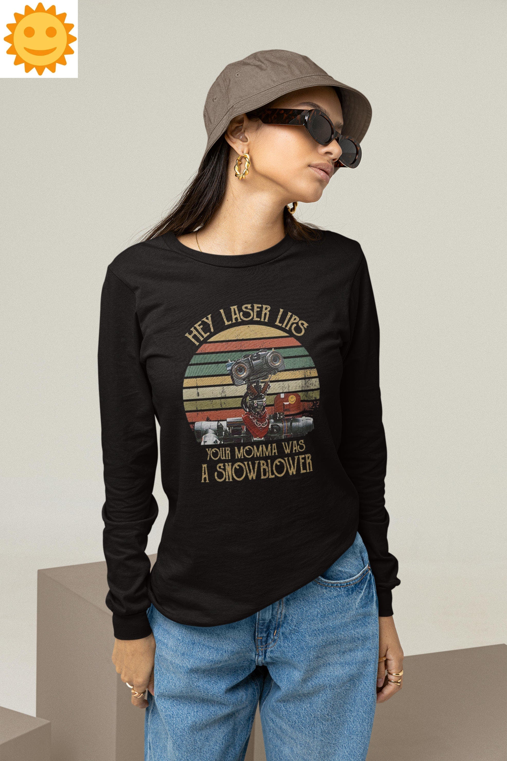 Hey Laser Lips Your Momma was A Snowblower Vintage T-Shirt, Short Circuit Shirt, Number 5 Shirt, Johnny 5 Shirt, 80s Movie Shirt