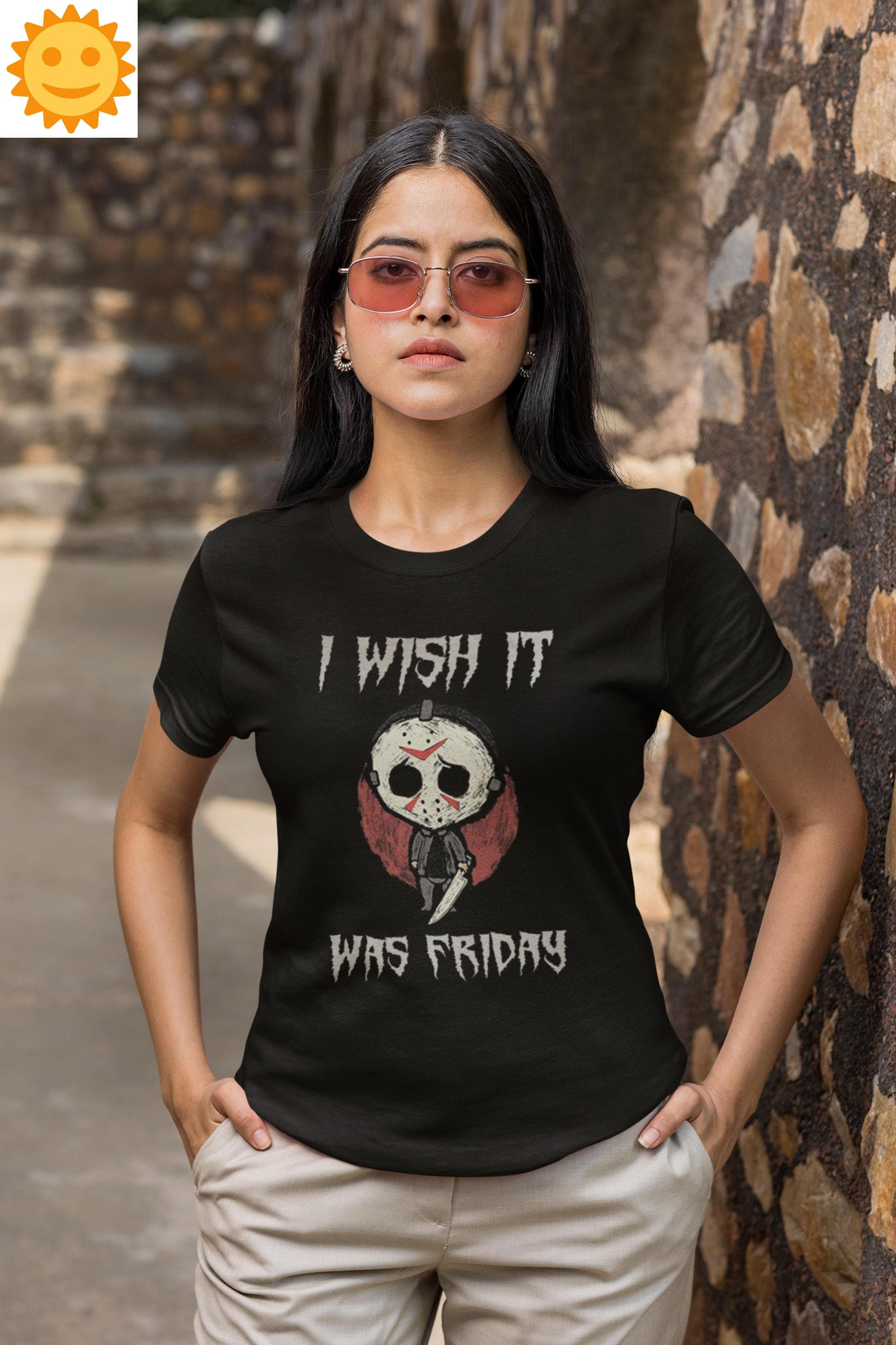 Jason Voorhees I Wish It Was Friday Vintage T-Shirt, Halloween Shirt, Horror Movie Shirt, Jason Voorhees Shirt, Friday The 13th Shirt