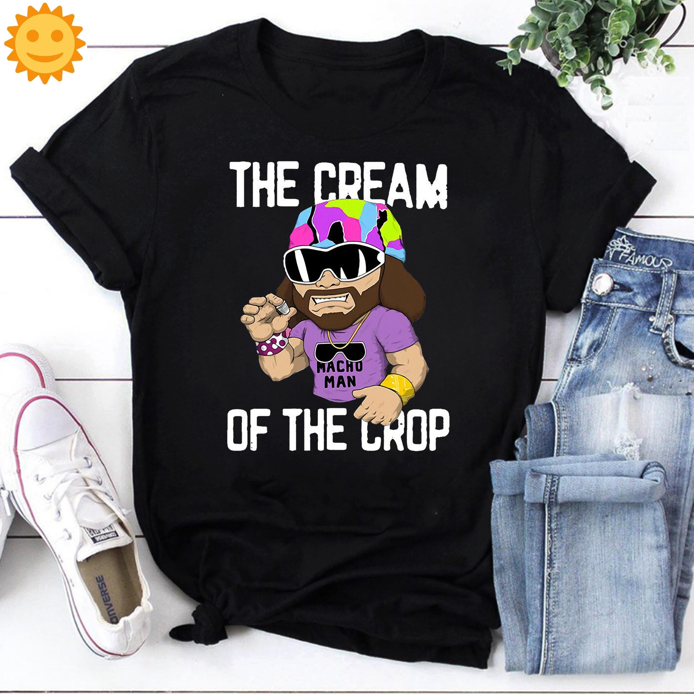 Macho Man The Cream of The Crop Wrestling Vintage T-Shirt, Macho Man Shirt, Randy Savage Shirt, Wrestling Shirt, WCW Shirt, Randy Shirt