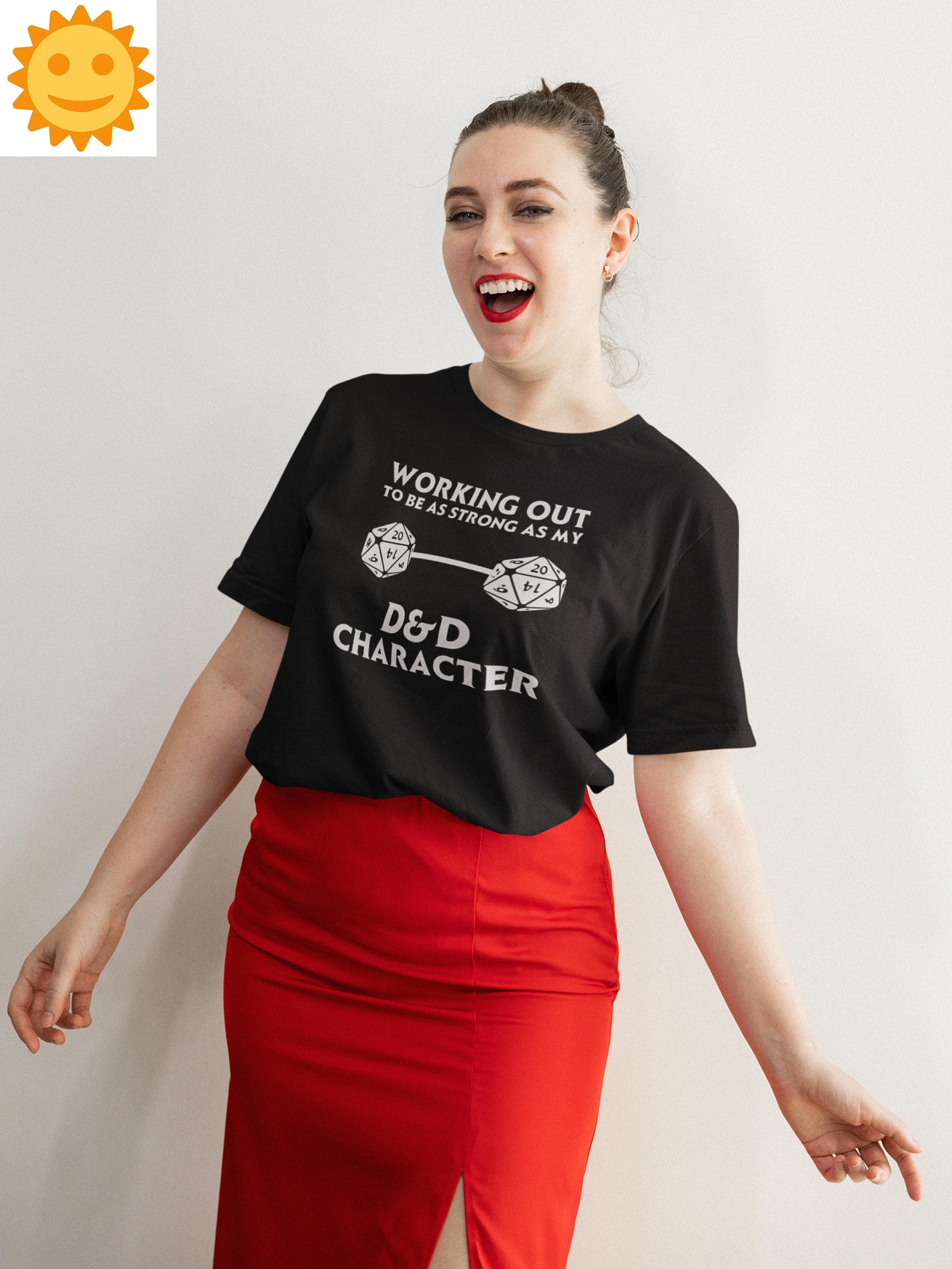 Working Out To Be As Strong As My DND Character Vintage T-Shirt, DND Shirt, Dungeons And Dragons Shirt, Board Game Shirt, Gamer Shirt