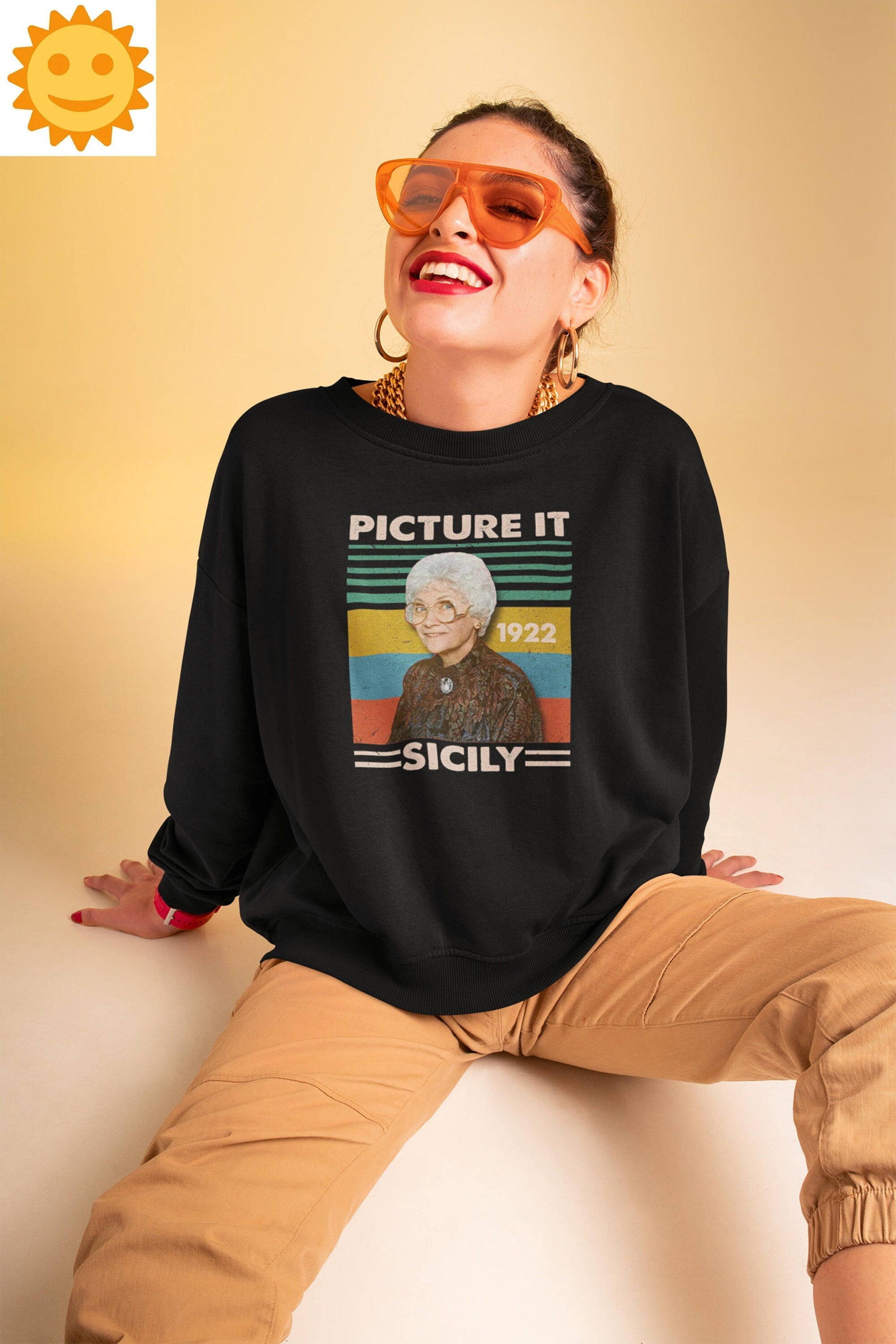Picture It Sicily 1922 Sophia Petrillo Vintage T-Shirt, Sophia Petrillo Shirt, The Golden Girls Shirt, Sophia Shirt, 80s Movie Shirt