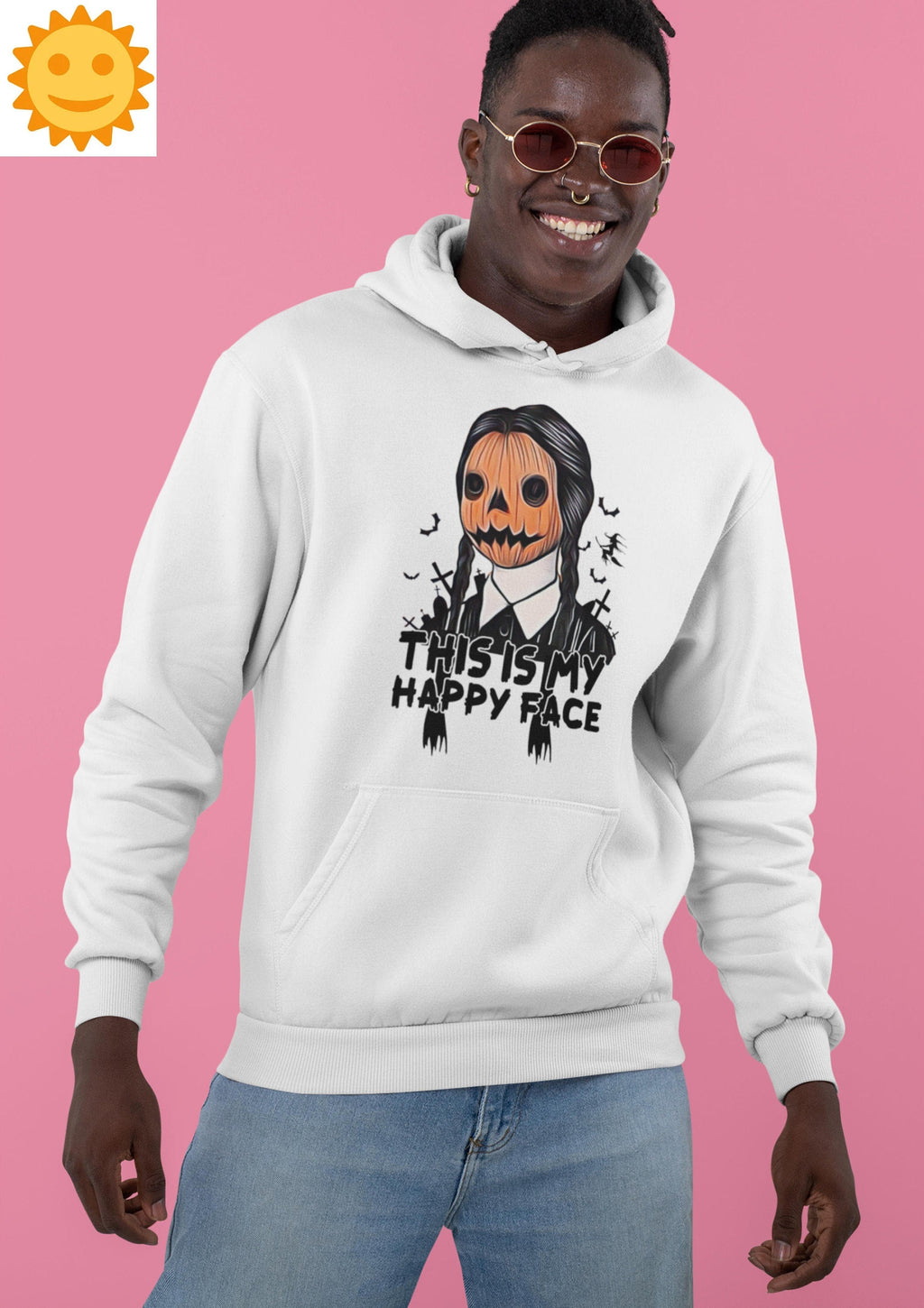 Wednesday Addams This Is My Happy Face Vintage T-Shirt, Wednesday Addams Shirt, Halloween Shirt, Horror Movie Shirt, TV Series Shirt