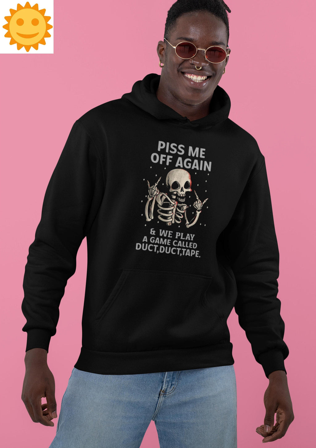 Skeleton Piss Me Off Again And We Play A Game Called Duct Duct Tape Vintage T-Shirt, Halloween Shirt, Skeleton Shirt