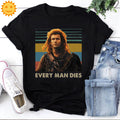 Every Man Dies Vintage T-Shirt, Braveheart Shirt, William Wallace Shirt, Wallace Shirt, 90s Movie Shirt, Action Movie Shirt