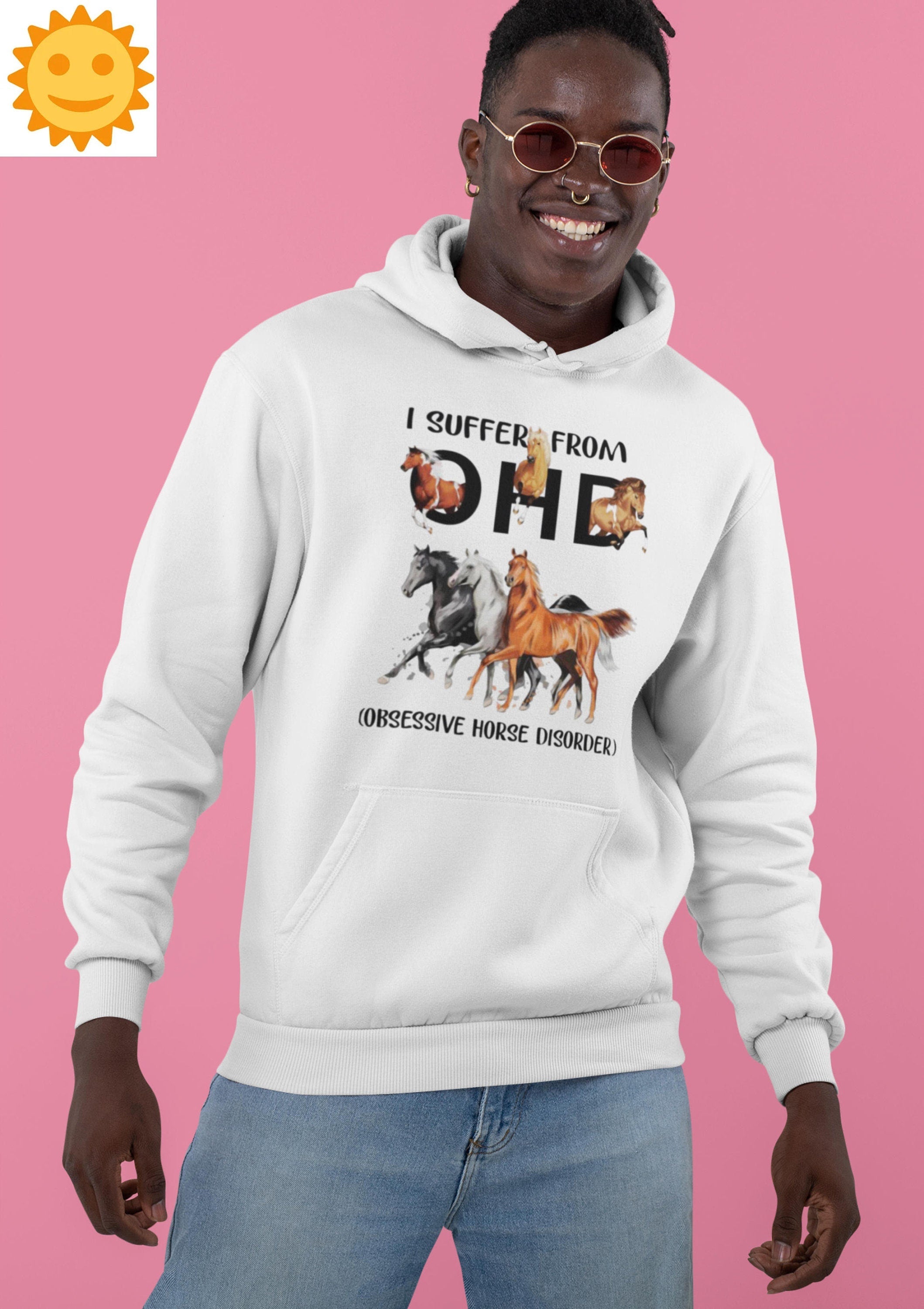 I Suffer From OHD Obsessive Horse Disorder Vintage T-Shirt, Horse Shirt, Horse Lovers Shirt, Horse Farm Shirt, Horse Ride Shirt